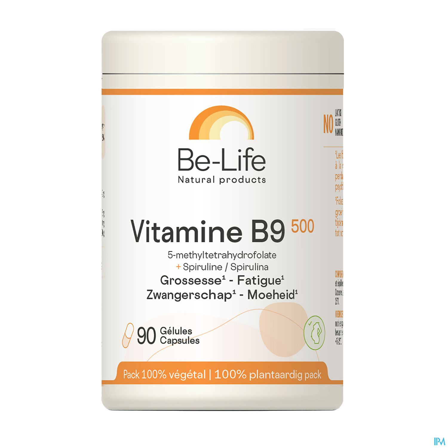 Be Life Vitamine B9 500 Gelule 90