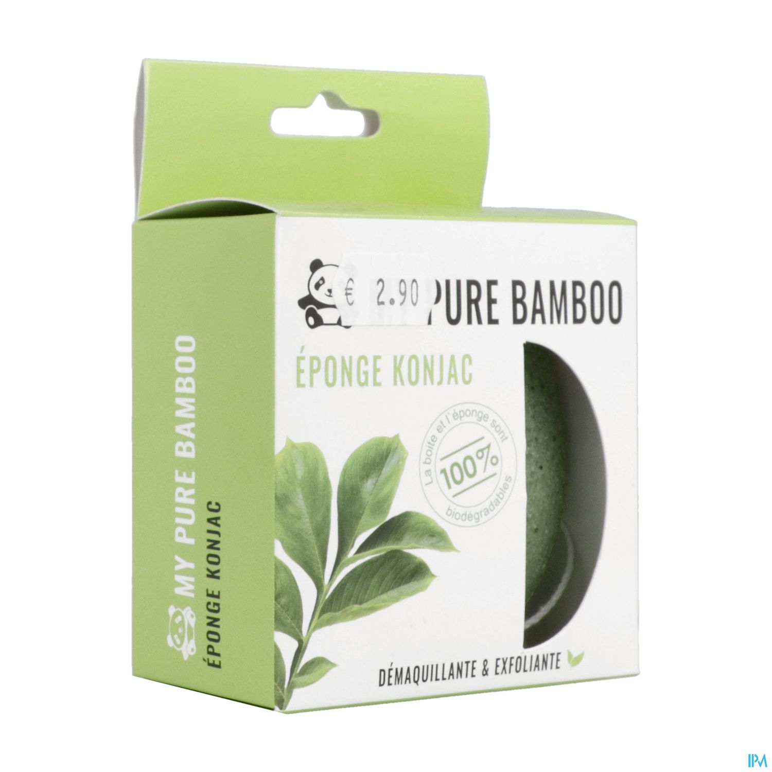 MY PURE BAMBOO EPONGE KONJAC VERTE