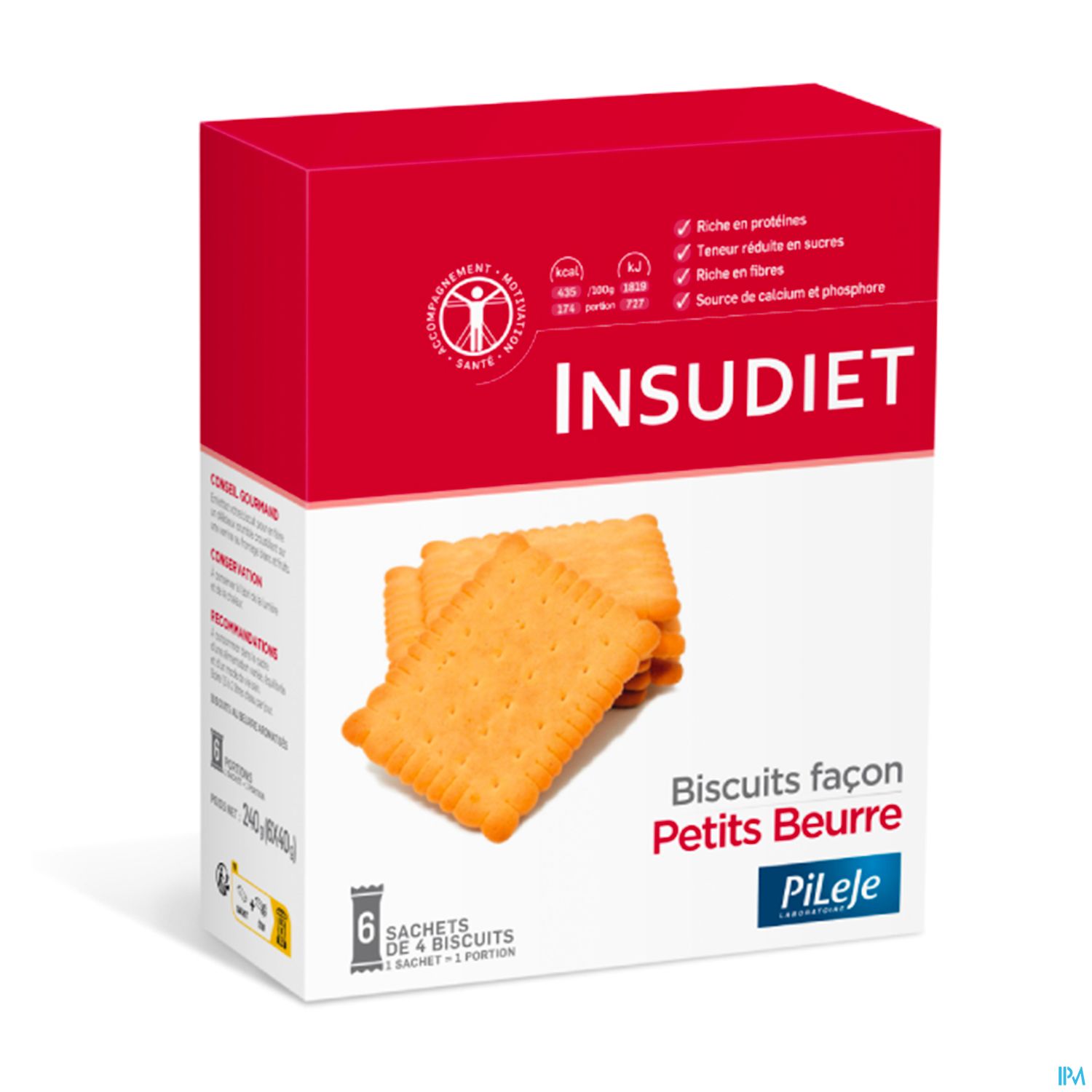 INSUDIET BISC PETIT BEURRE 24