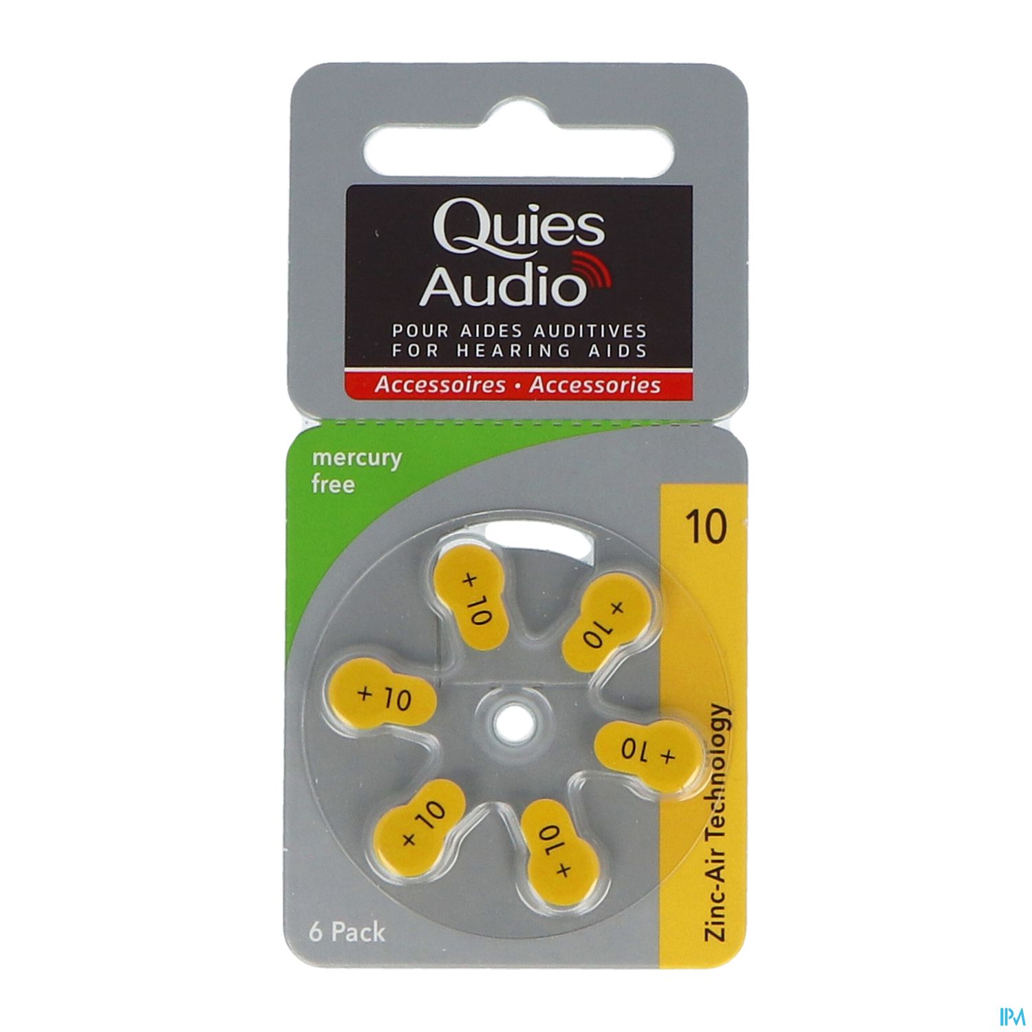 QUIES PILE AUDITIVE MODELE 10 X6