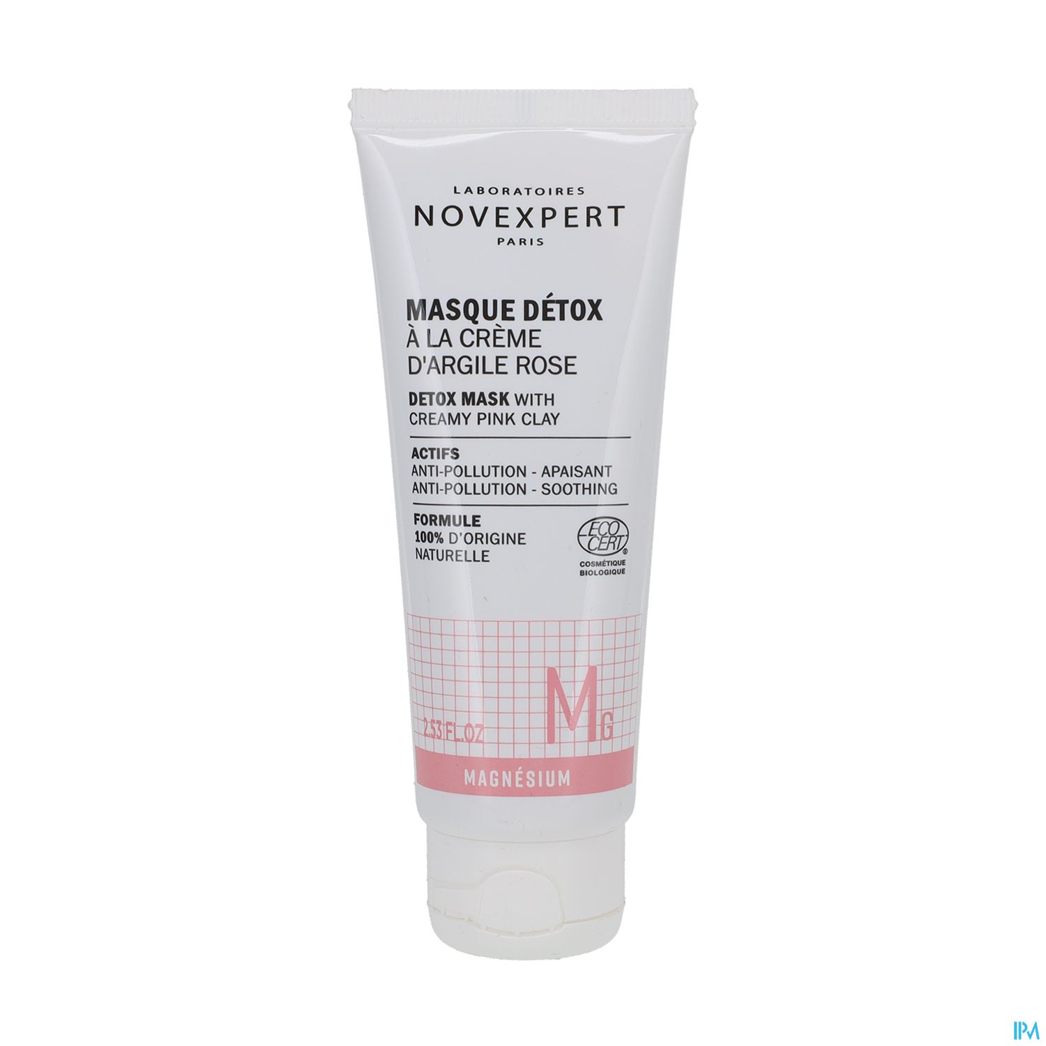 Novexpert Masque Detox A La Creme Argile Rose 75ml
