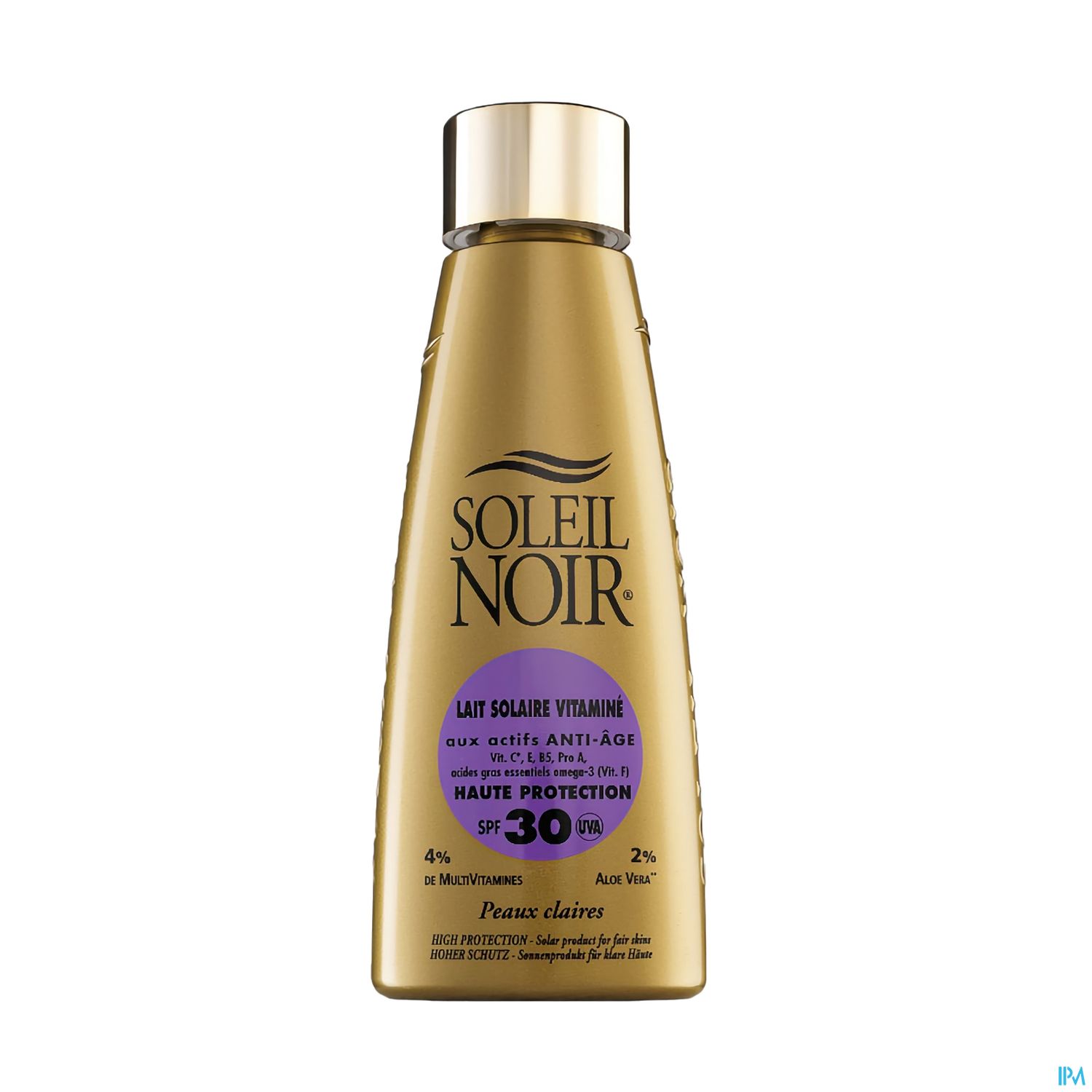 Soleil Noir Lait Solaire Vitamine Ip 30 Haute Protection 150ml
