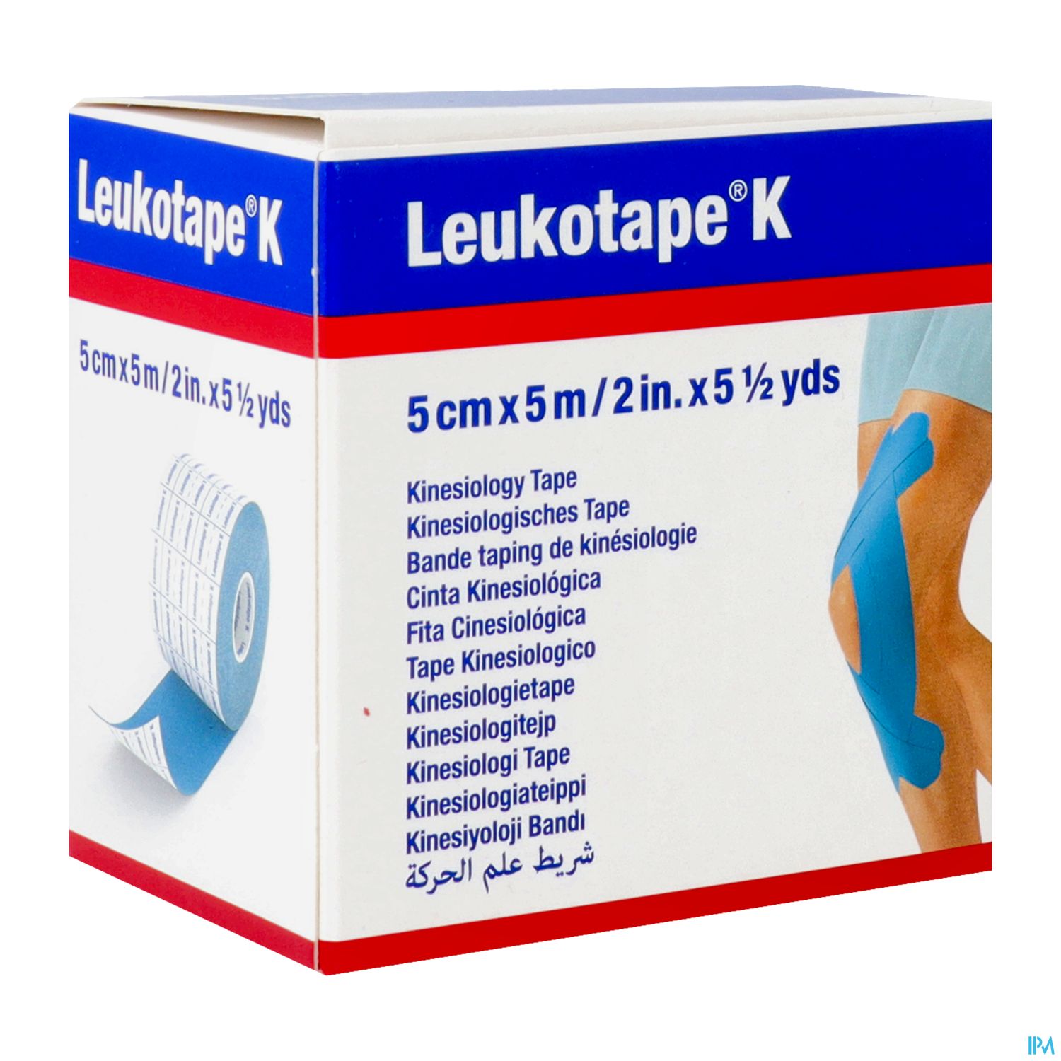 BDE LEUKOTAPE K BLEU 5CMX5M