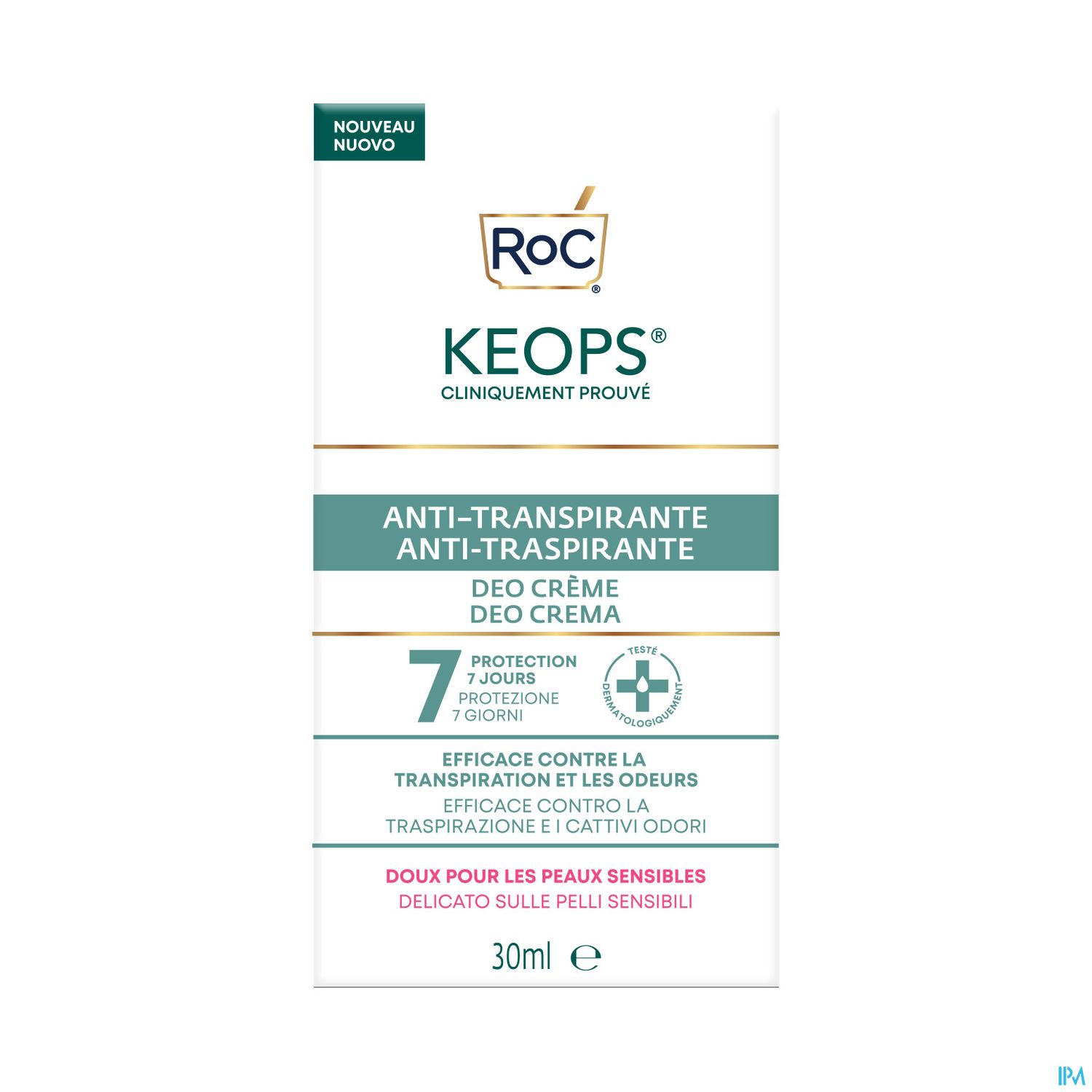 Roc Keops Deodorant Creme 30ml