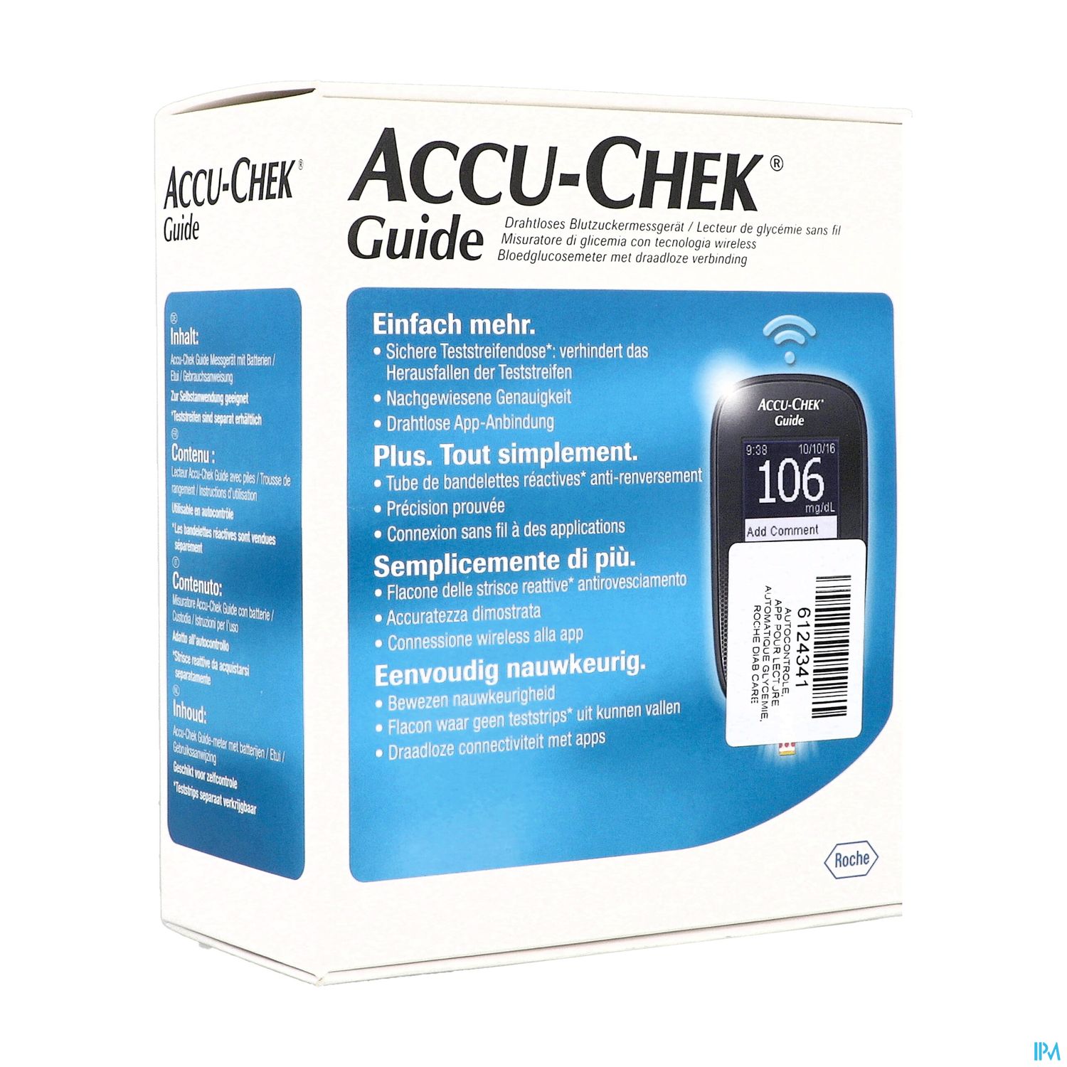ACCU-CHEK GUIDE LECT GLYC MG/DL — Pharmacie Européenne 24/24 by Nexum