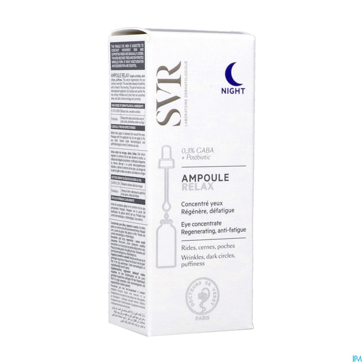 SVR AMPOULE RELAX YEUX 15ML