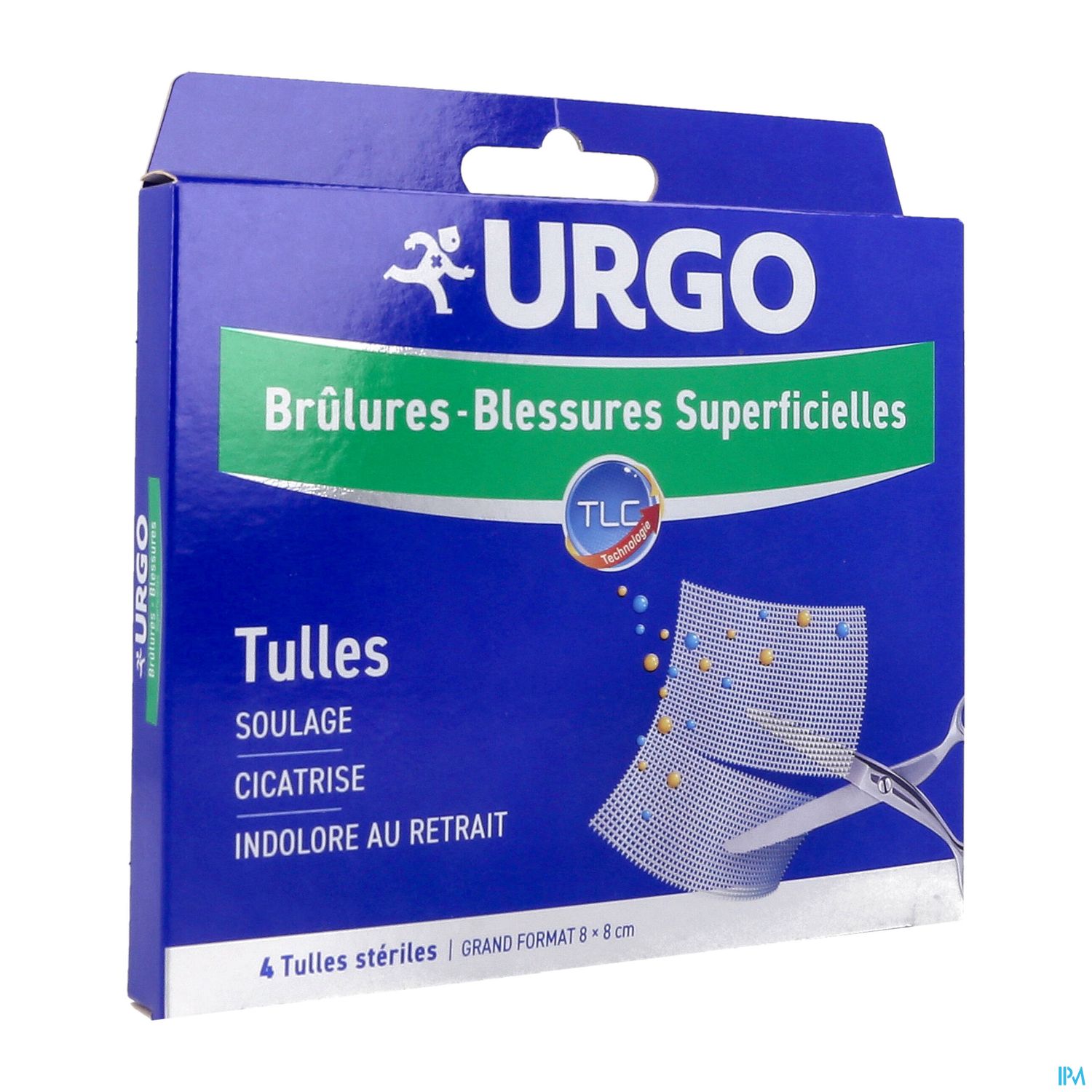 Urgo Brulures Tulle 8cm X 8cm X4