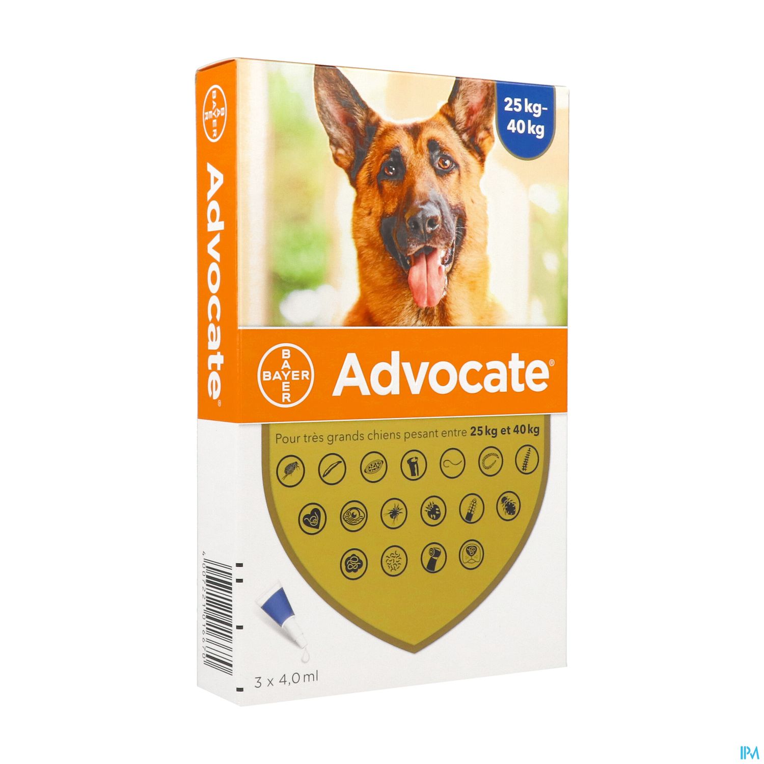 Advocate Chien Tres Grand Spot On Solution 4ml X 3