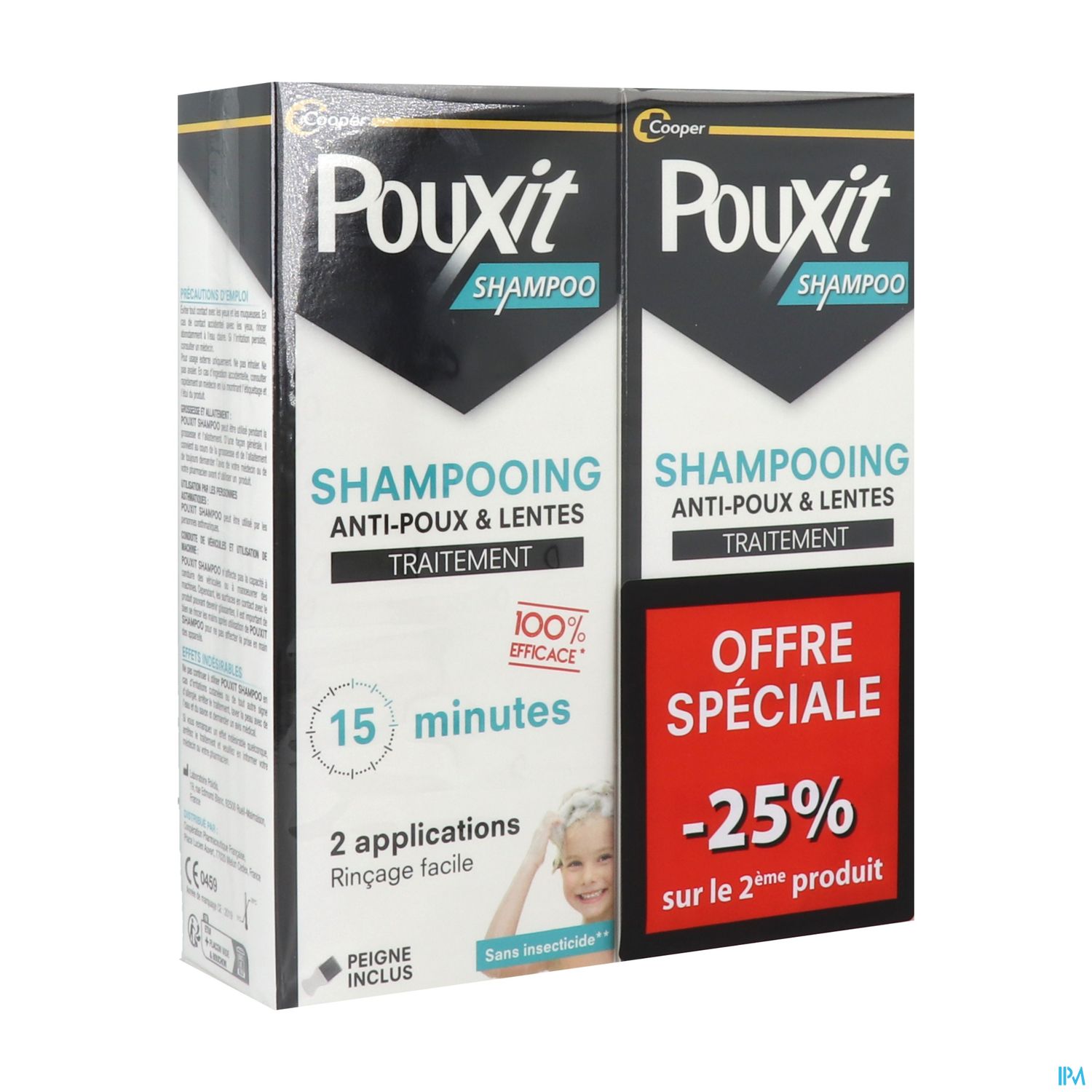 POUXIT SH A/POUX 200ML X2 -25%