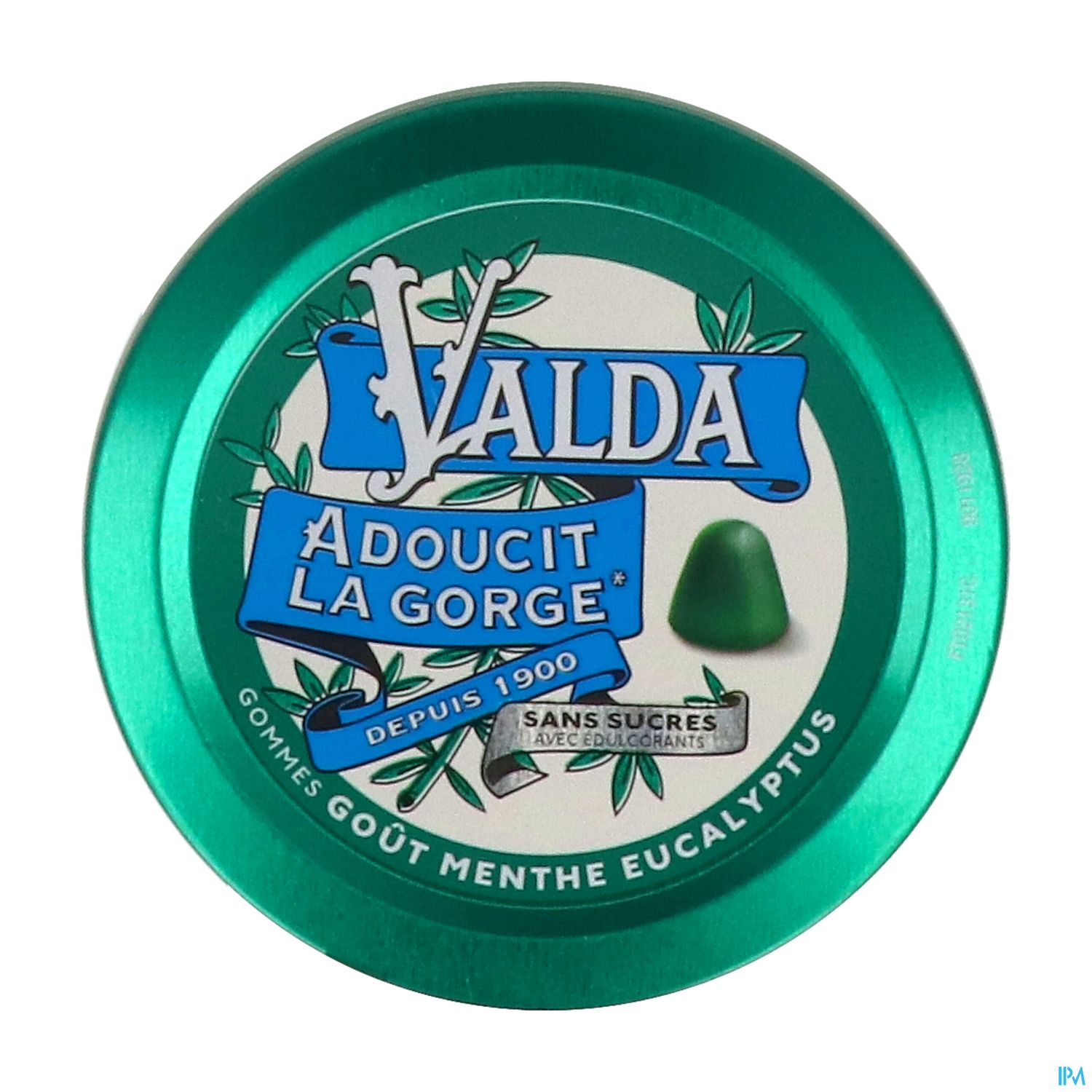 Valda Gommes Menthe Eucalyptus Sans Sucre 50g