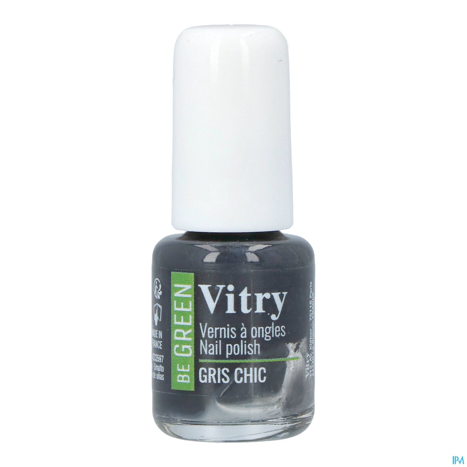 Vitry Be Green Vernis Ongles Gris Chic 6ml