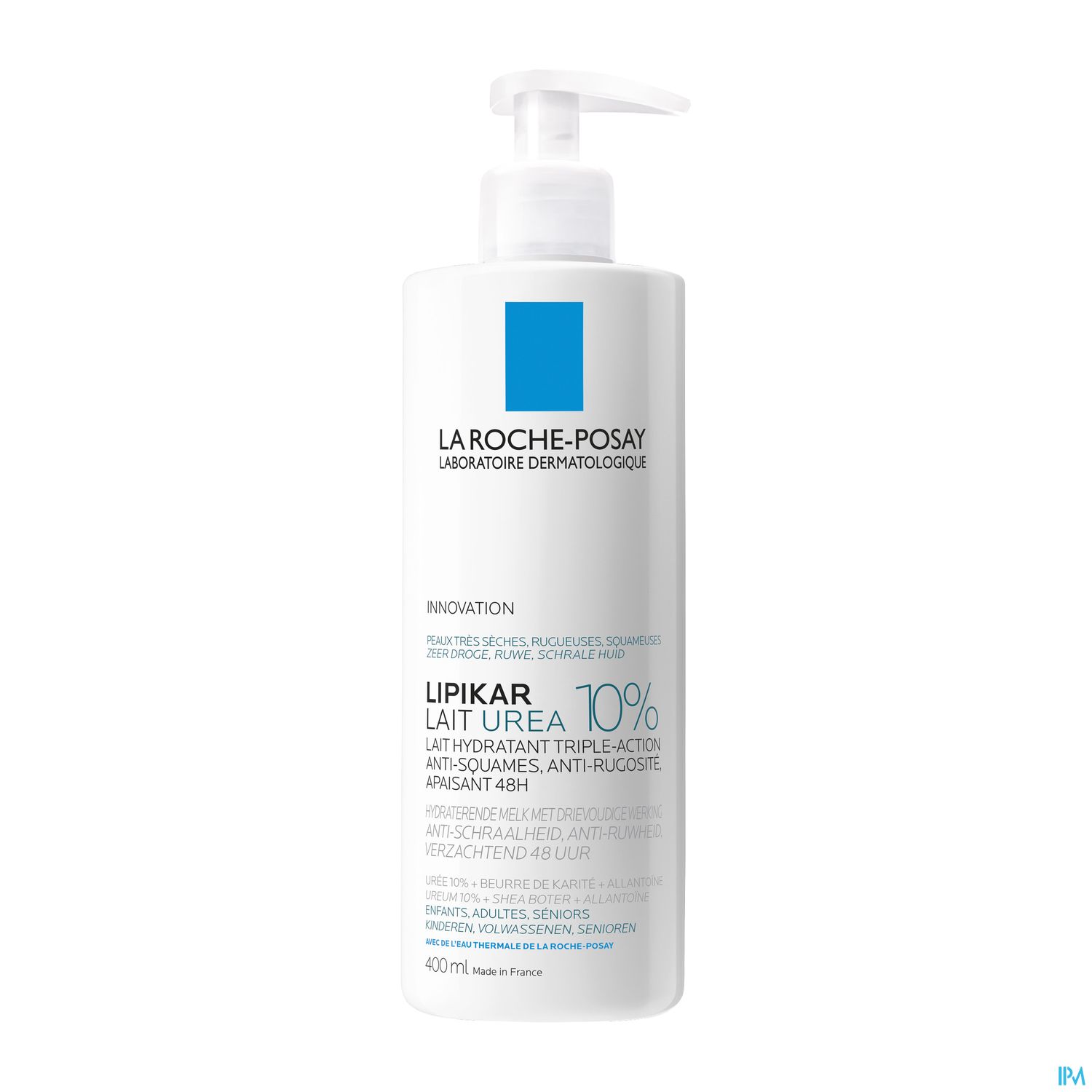 LIPIKAR UREA 10% LAIT 400ML