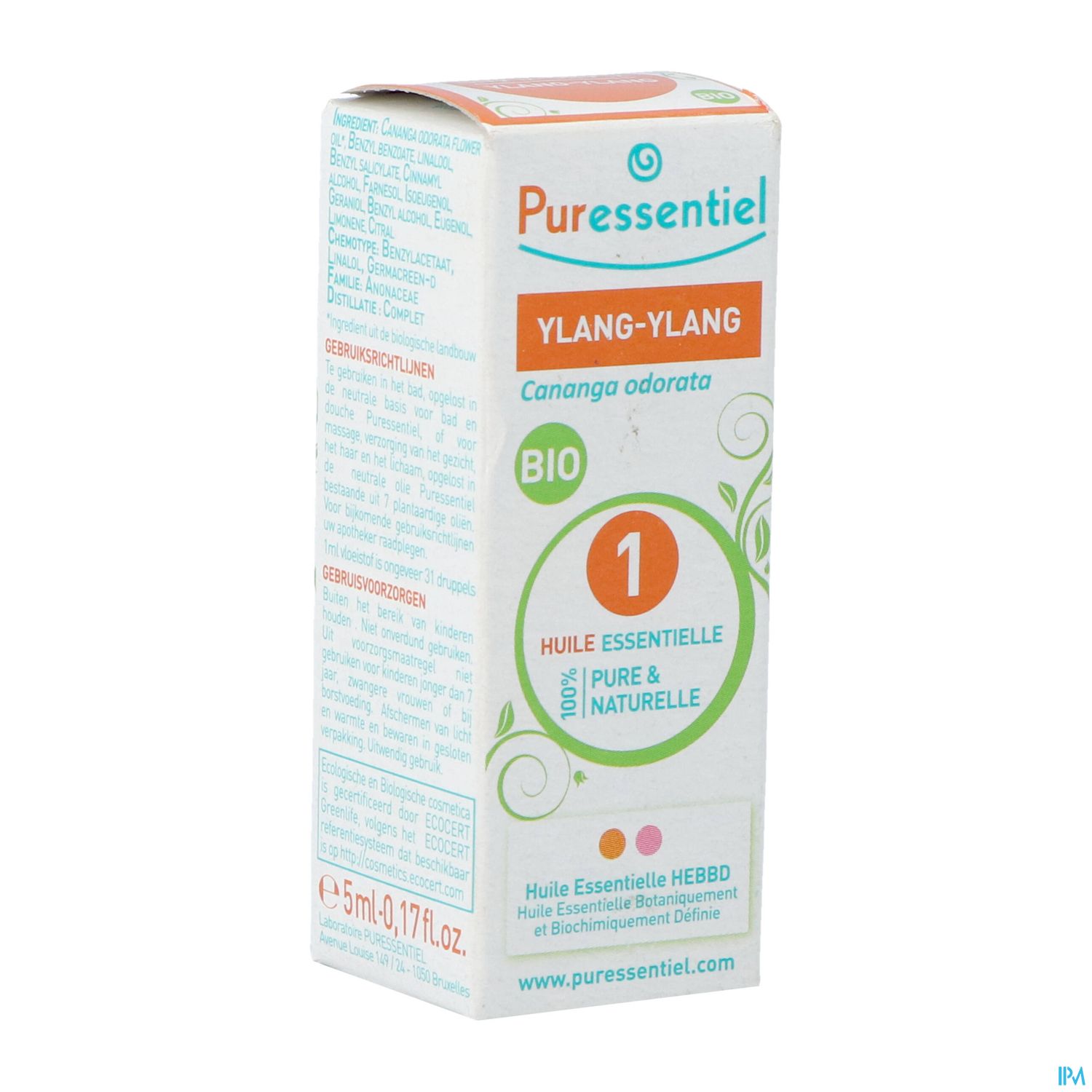 Puressentiel Huile Essentielle Ylang Ylang Bio 5ml
