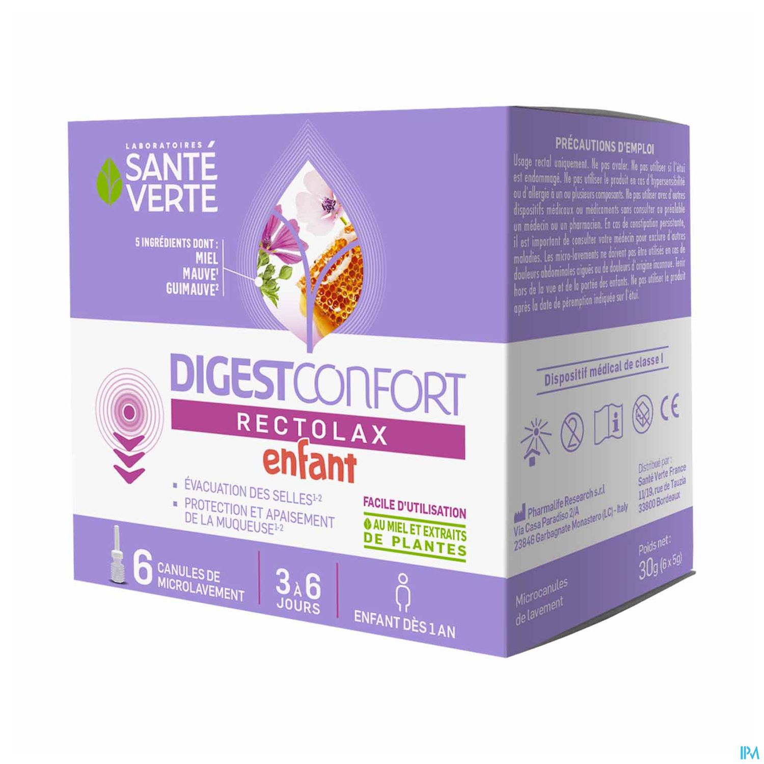 DIGEST CONFORT RECTOLAX CANUL ENF6