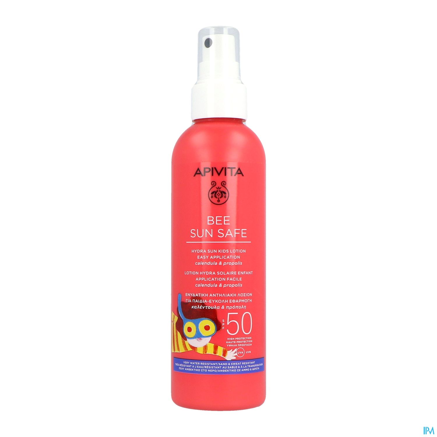 Apivita Bee Sun Safe Spf50 Lotion Hydra Solaire Enfant Application Facile 200ml