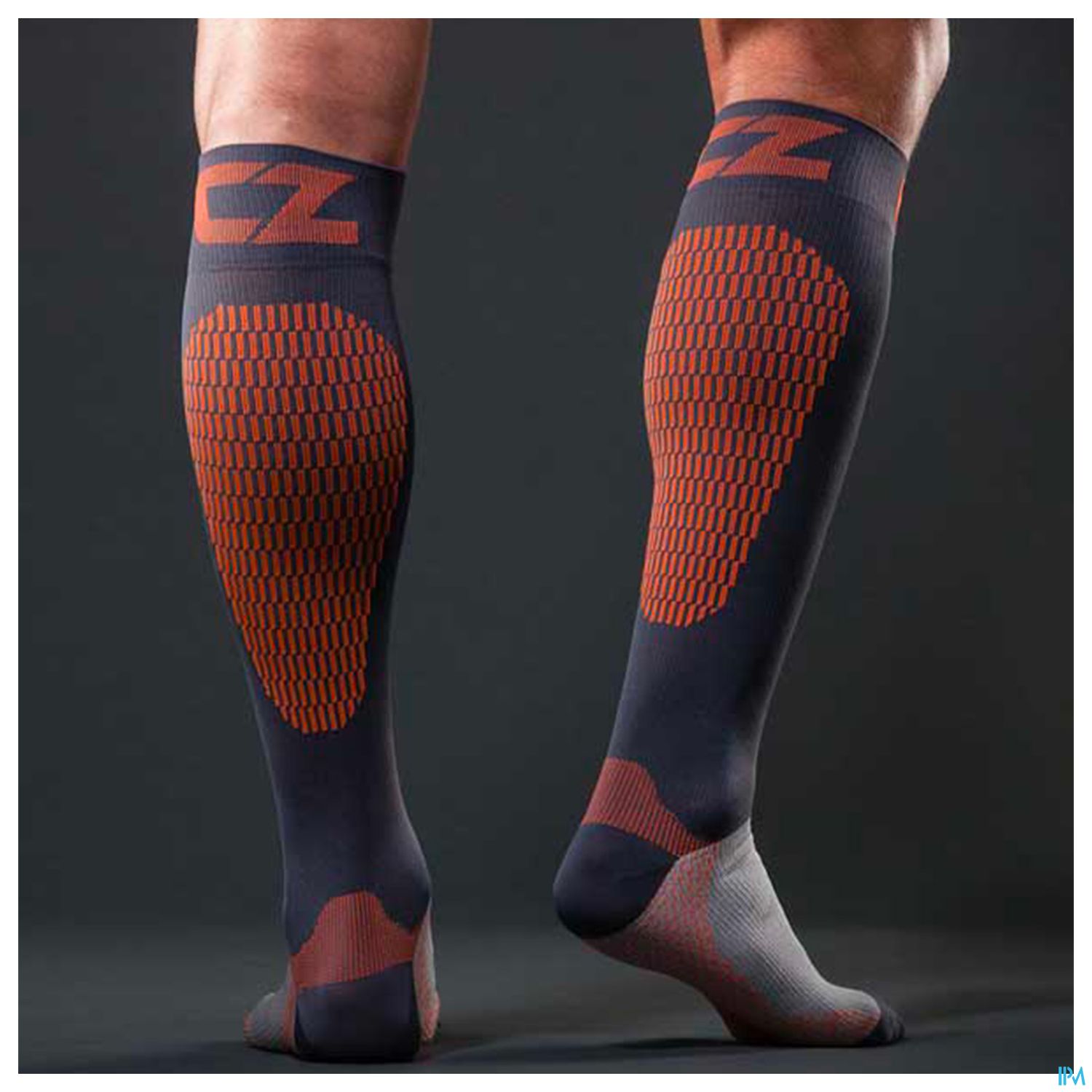 Compression Zone Chaussette Performance Grise T1