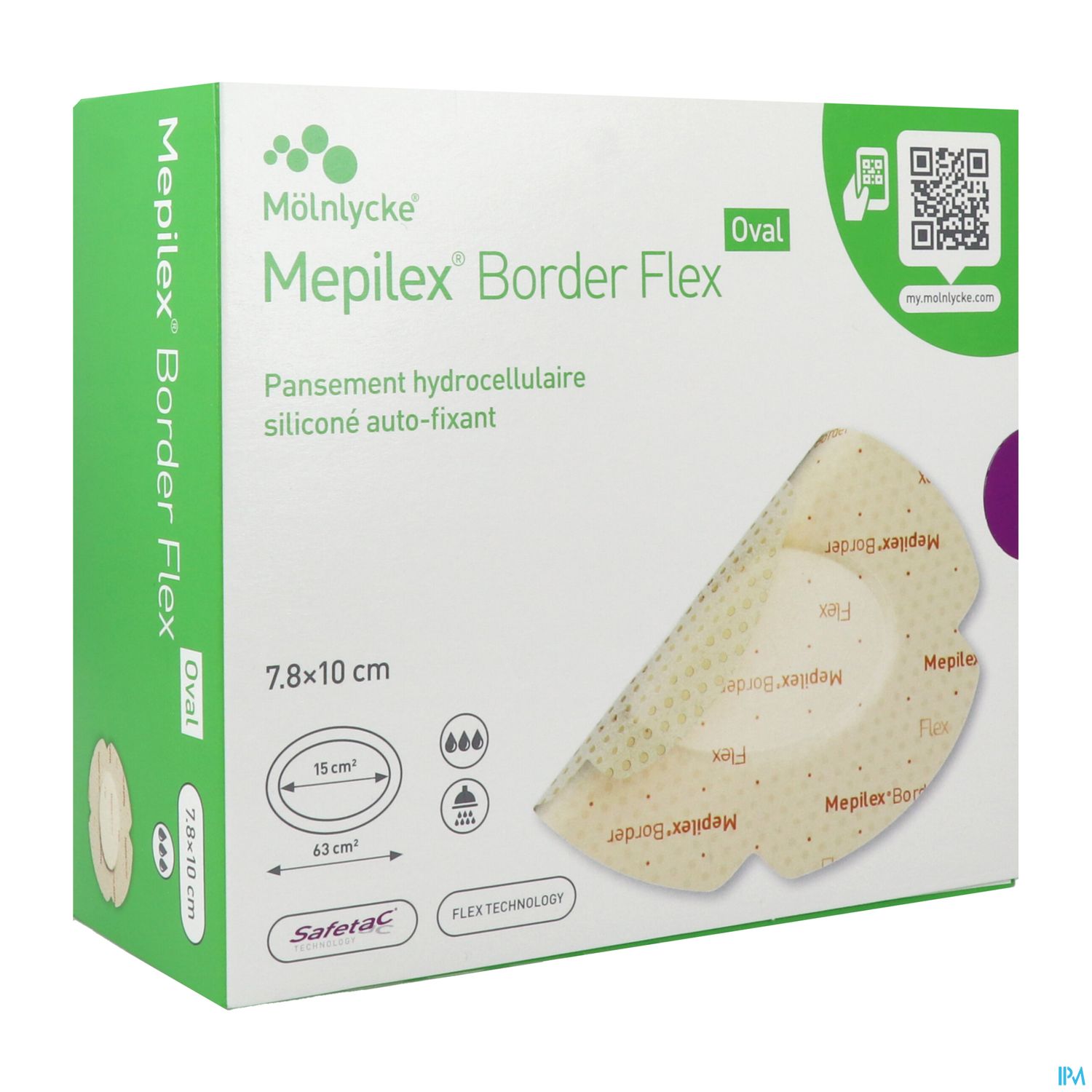 MEPILEX BORD FLEX OVAL7,8X10CM 16 — Pharmacie Européenne 24/24 by Nexum