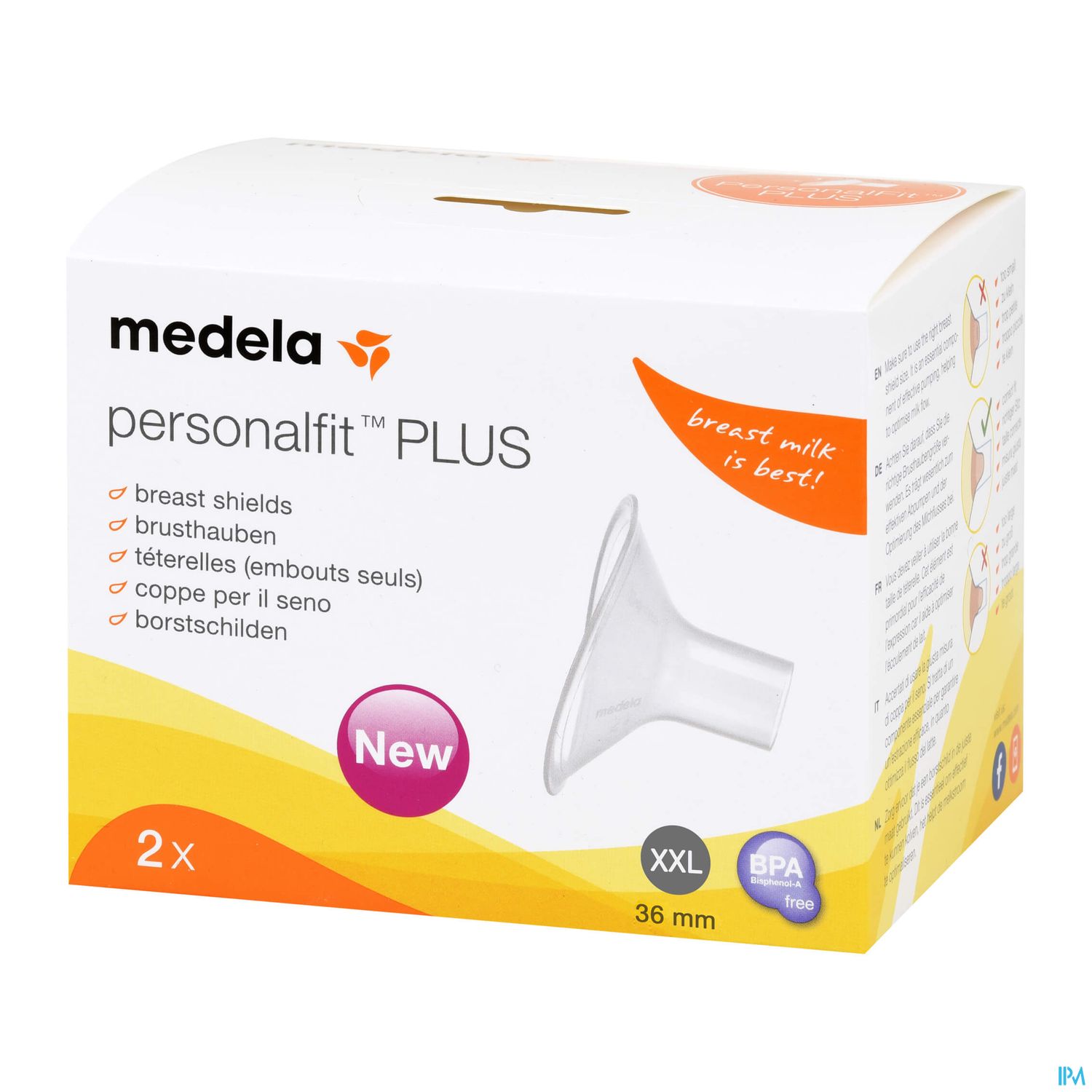Medela Teterelle Personnalfit+ Xxl 36mm X2