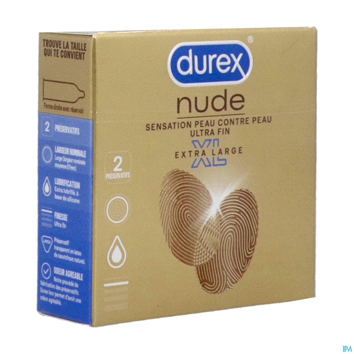 PRESERV DUREX NUDE XL X2