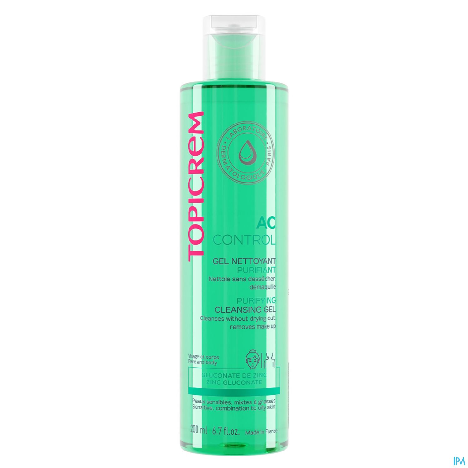 TOPICREM AC CONT GEL NETT PUR200ML