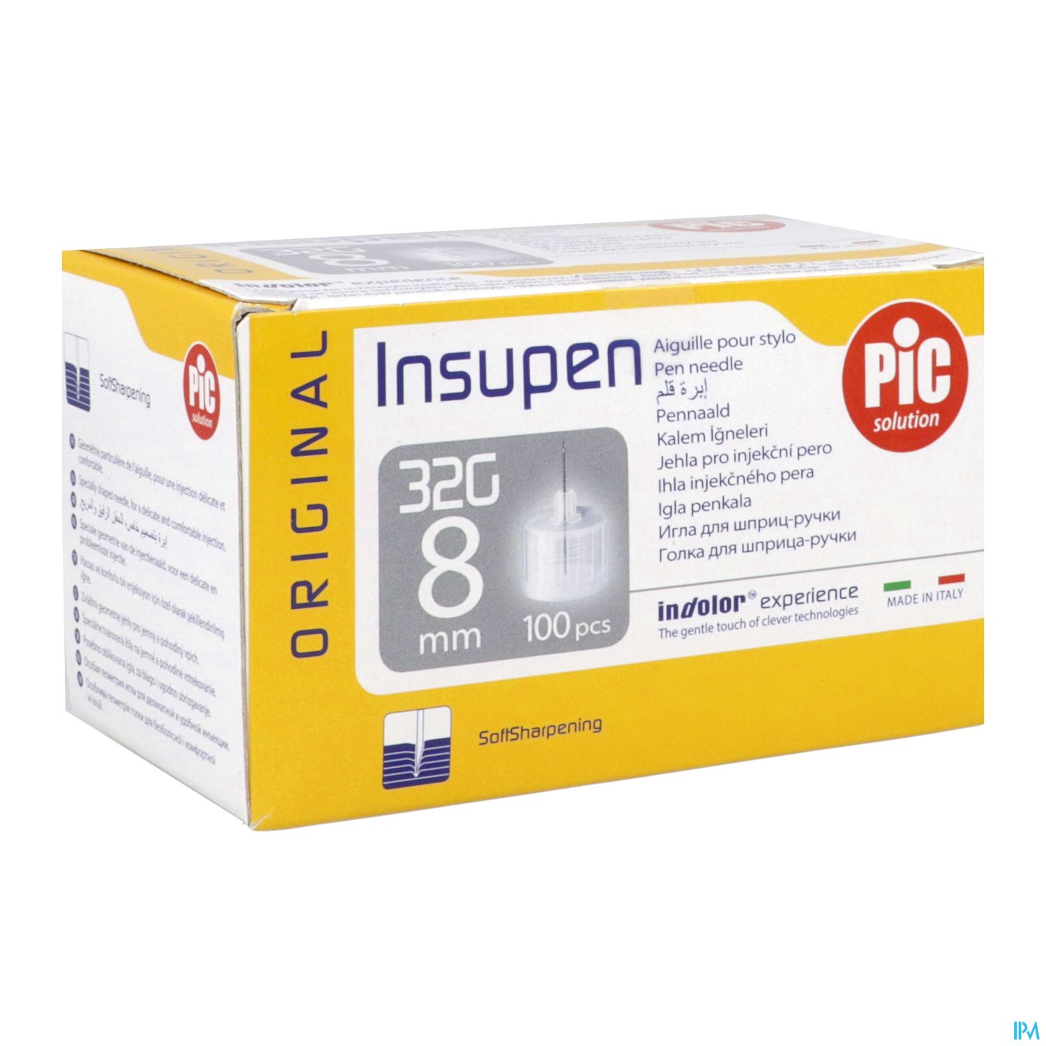 AIG INSUPEN ORIGINAL 32G 8MM 100 — Pharmacie Européenne 24/24 by Nexum