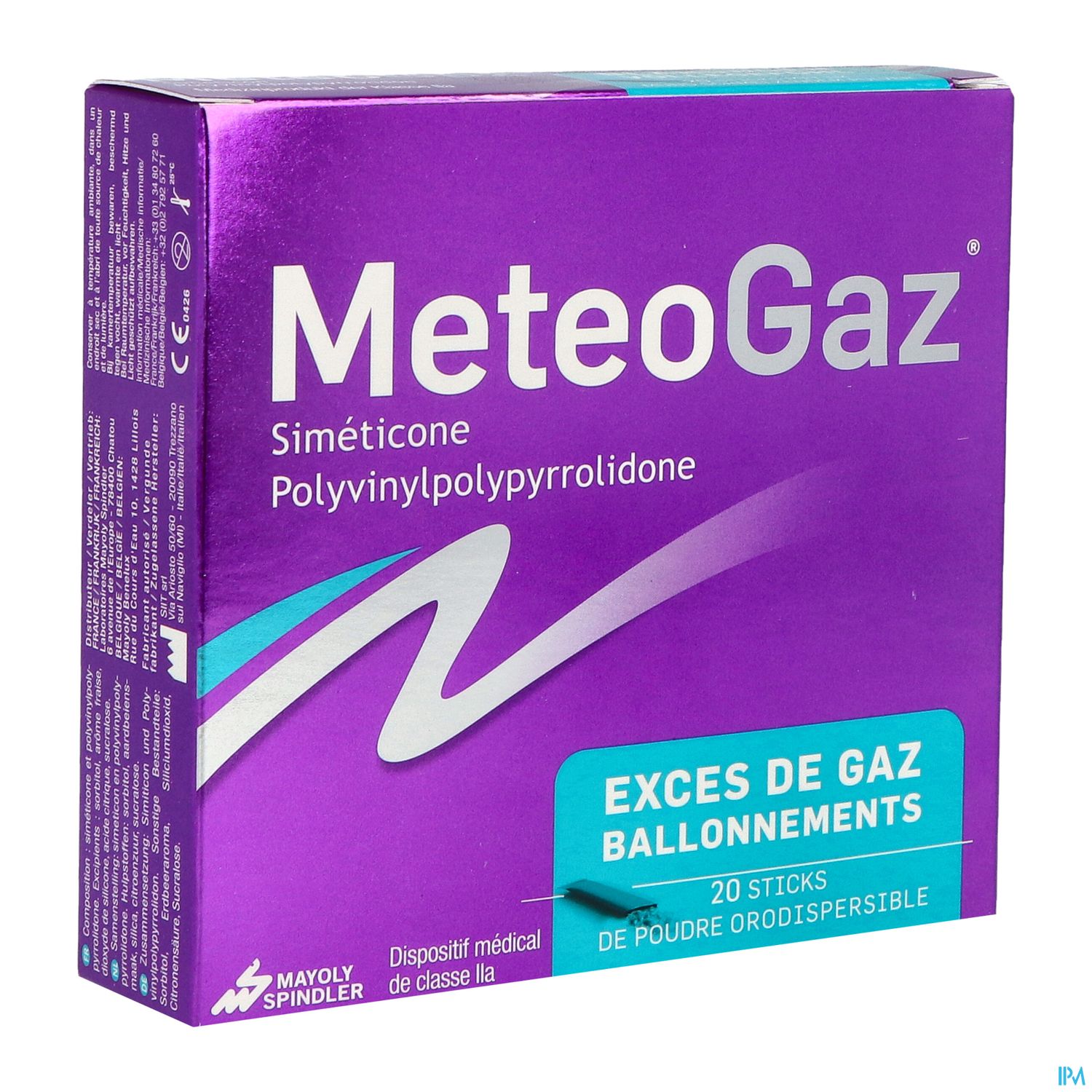 Meteogaz Stick Poudre Orodispersible 20
