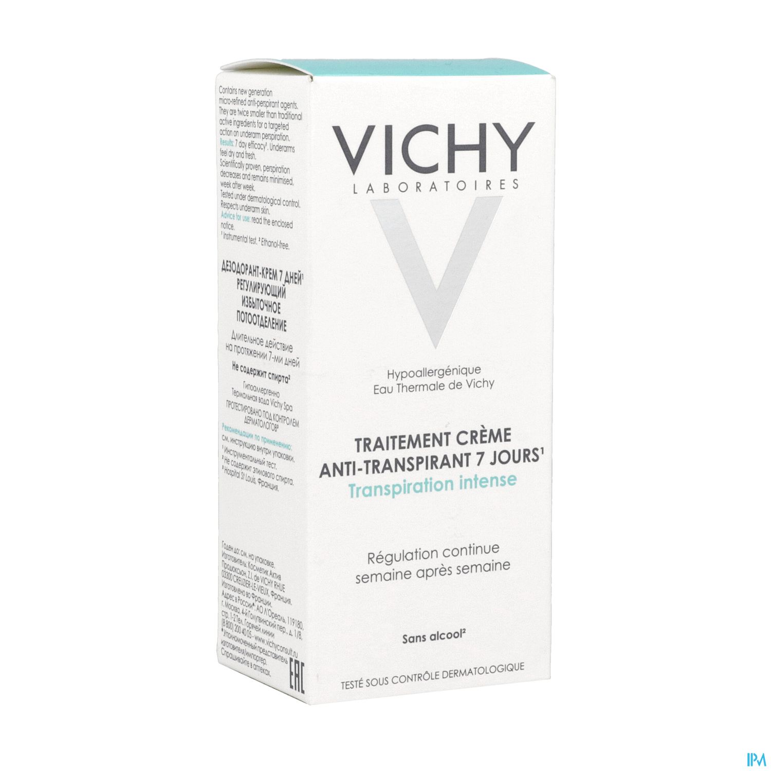 VICHY DEOD CR A/TRANSP 7J 30ML