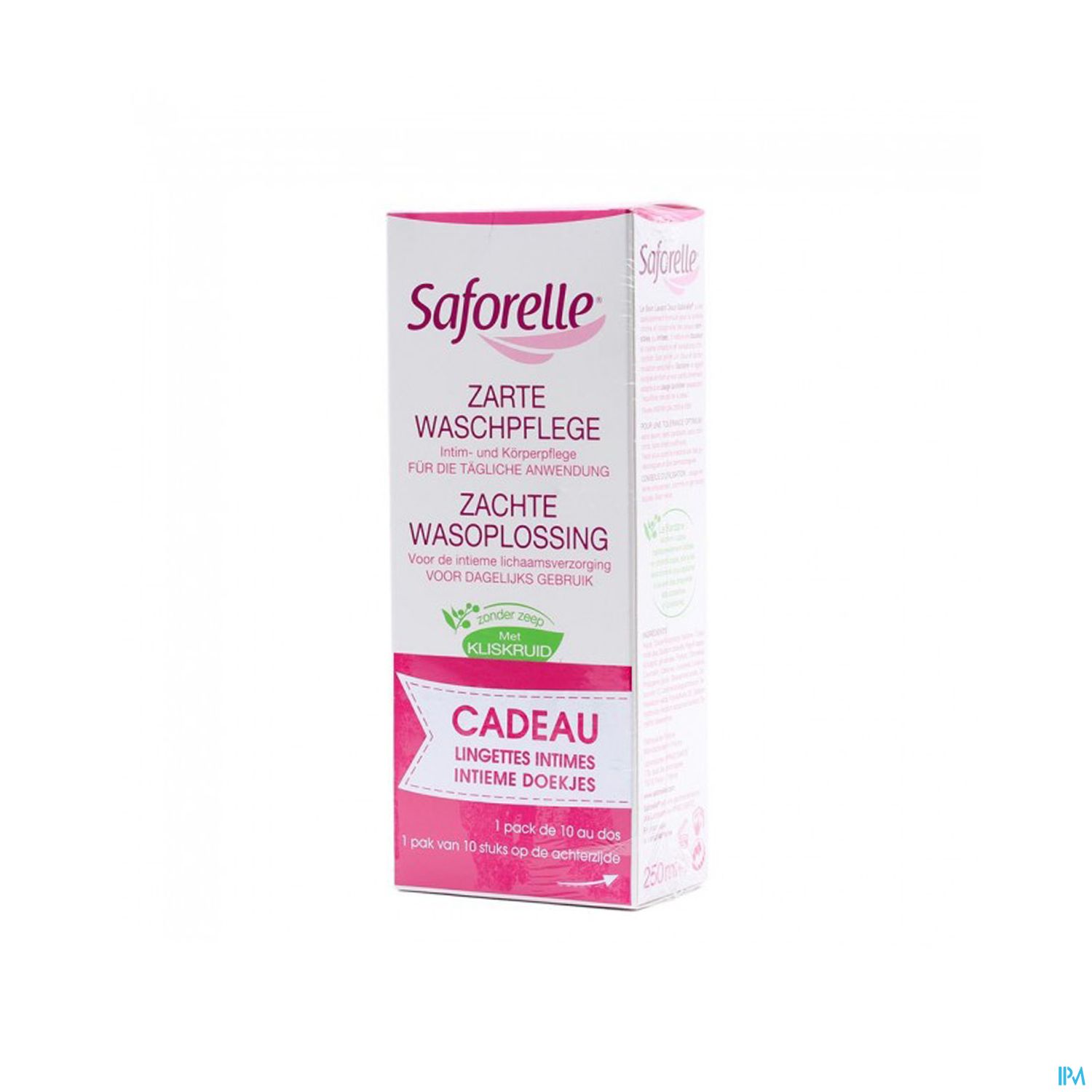 Saforelle Soin Lavant Doux Intime 250ml + Lingette 10