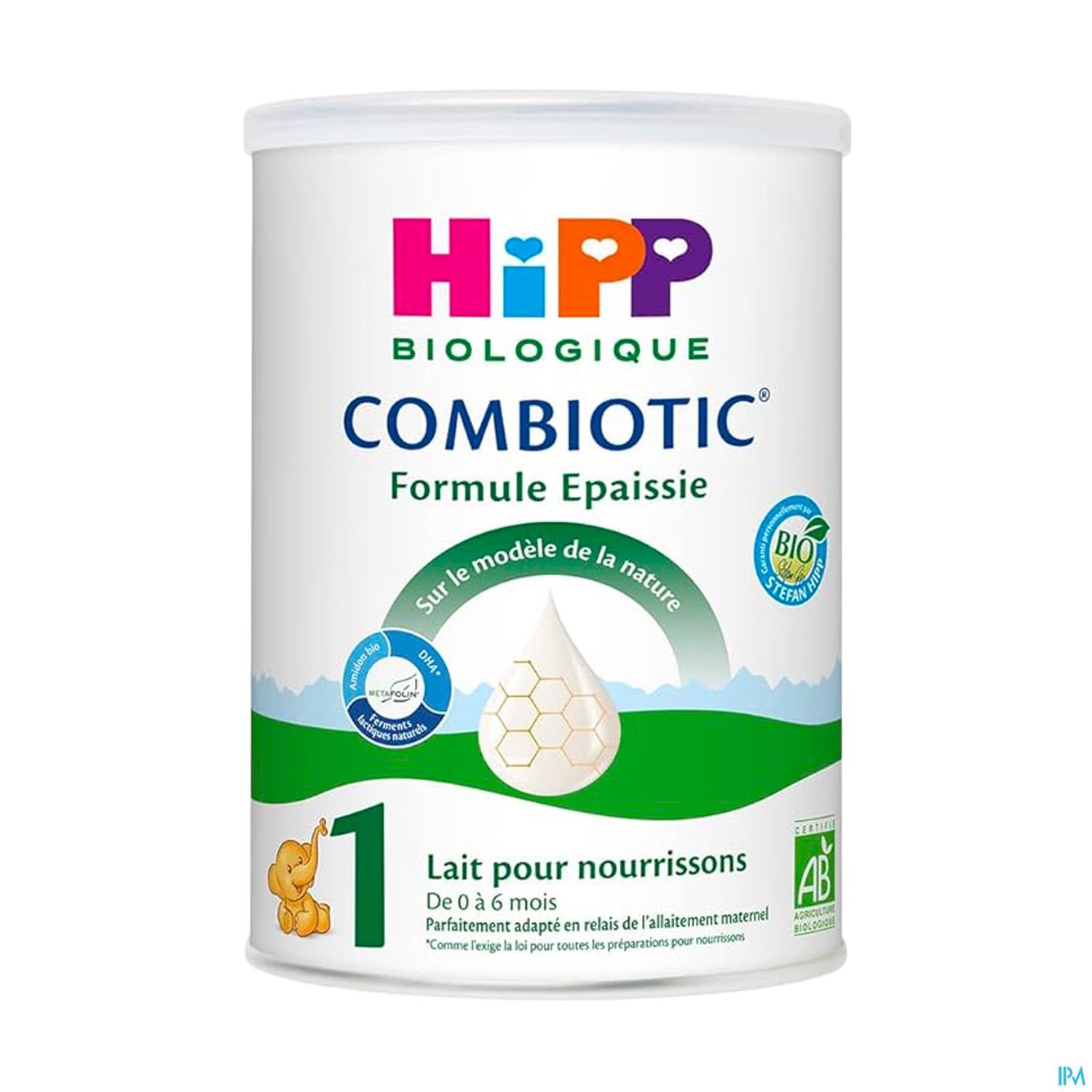 HIPP COMBIOTIC LAIT1 EPAISSIE 800G