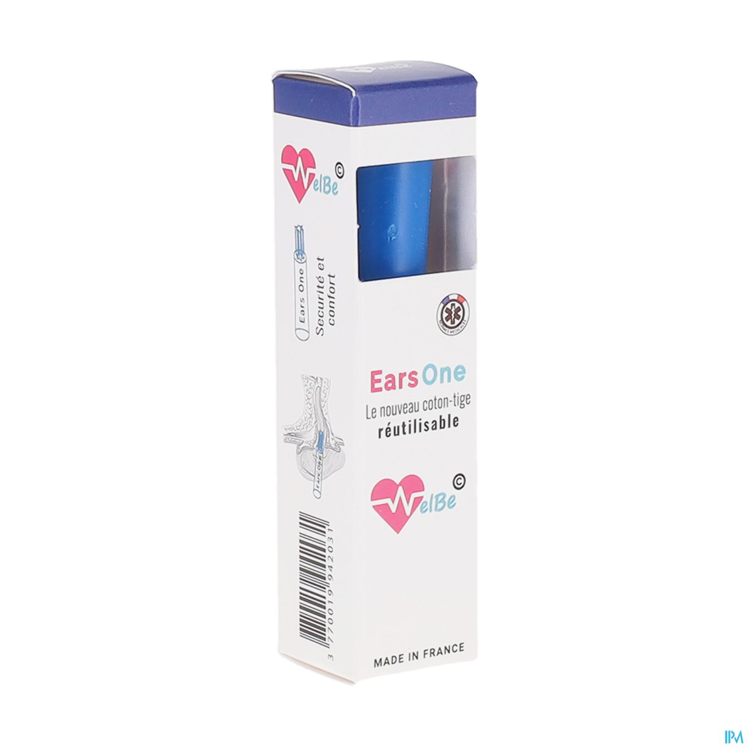 EARS COTON TIGE REUTIL ADULTE BLEU