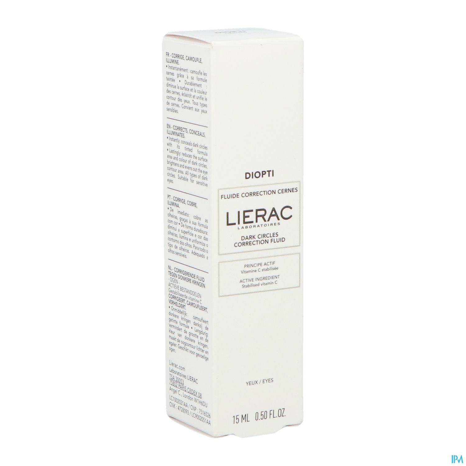 LIERAC FLUIDE DIOPTICERNE 15ML