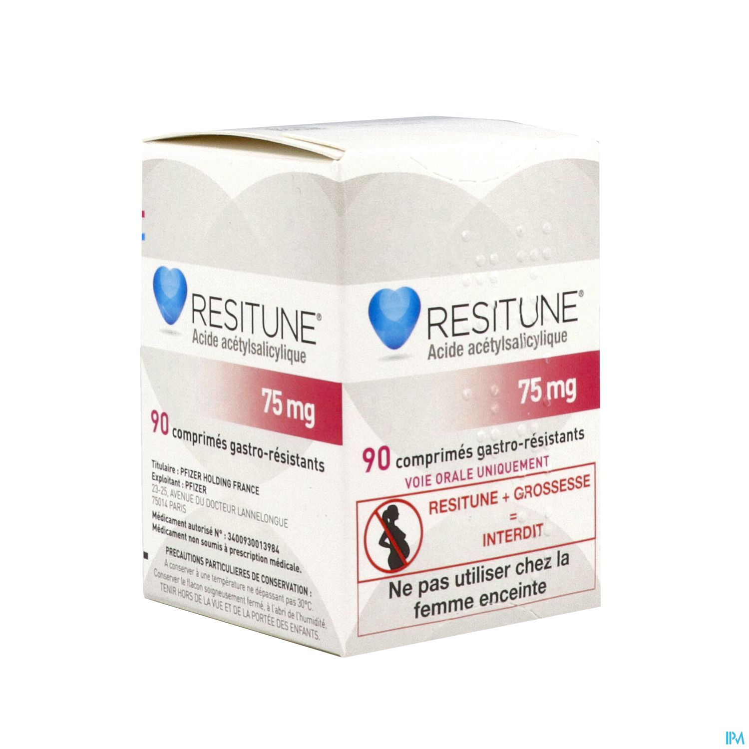 RESITUNE 75MG CPR FL 90