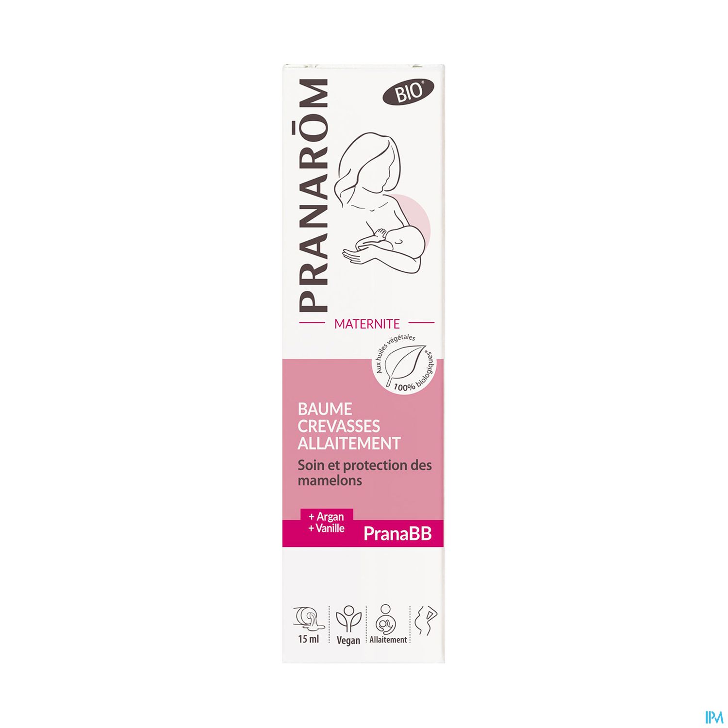 Pranarom Pranabb Maternite Baume Crevasses Mamelons Bio Eco 15ml