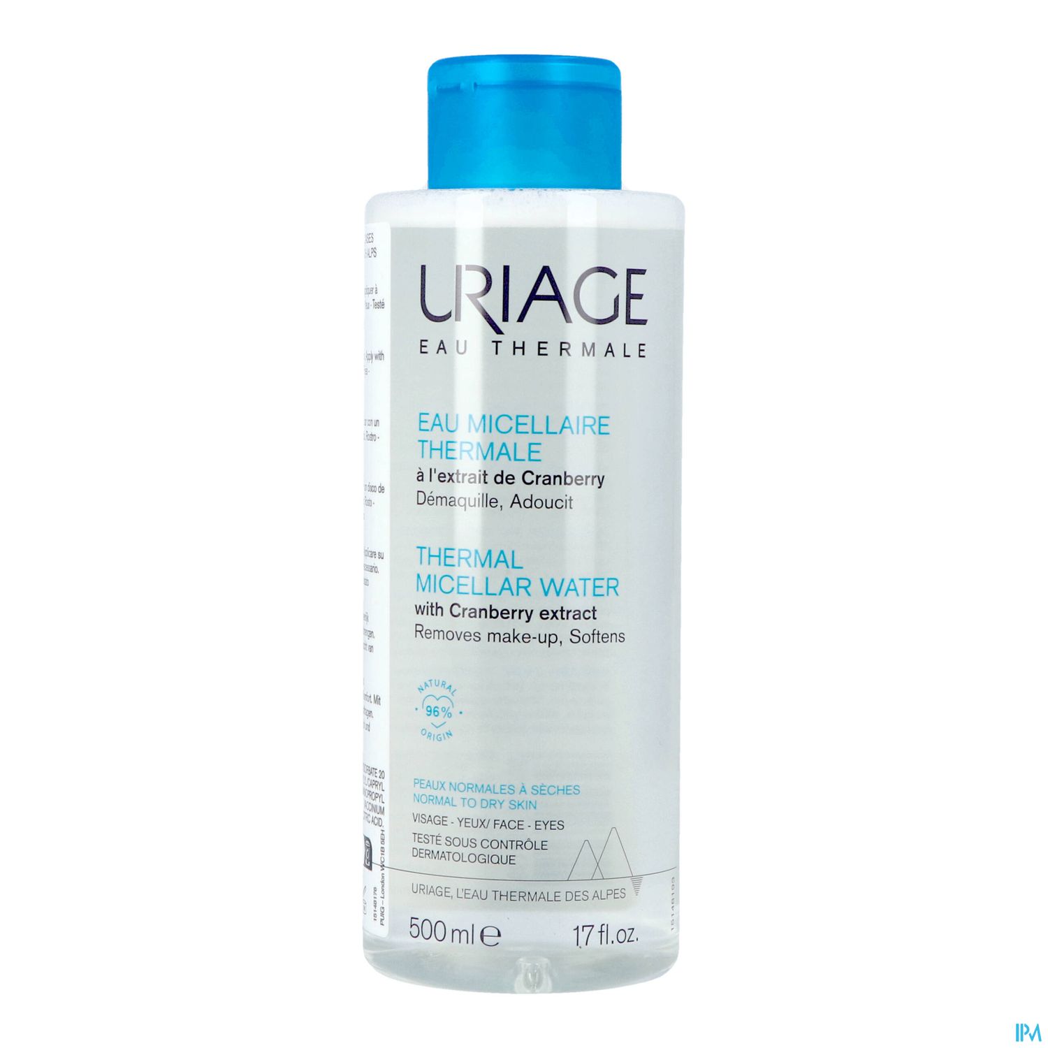 Uriage Eau Micellaire Thermale Peaux Normales A Seches 500ml