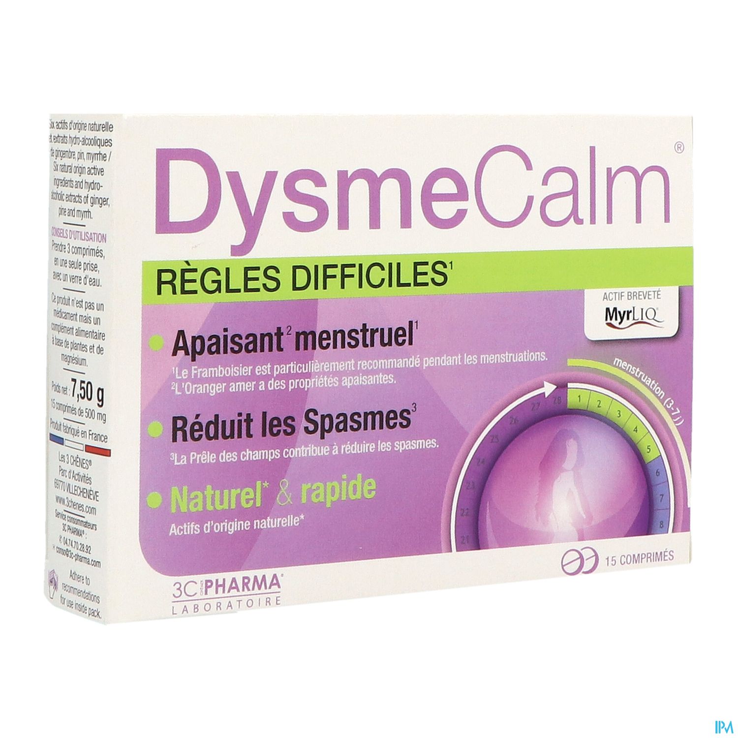 3C PHARMA DYSMECALM CPR 15