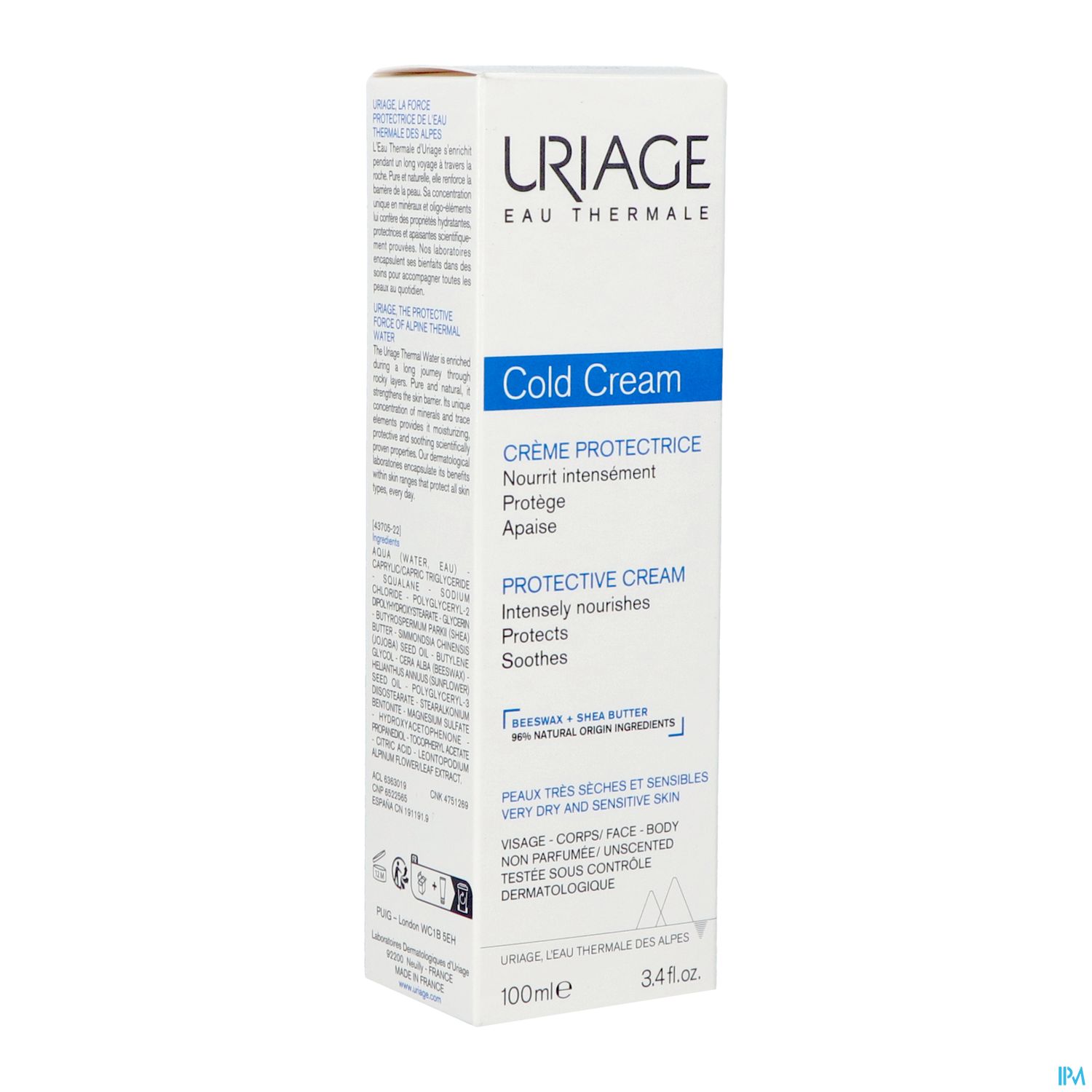 Uriage Bebe Cold Cream Creme Protectrice 100ml