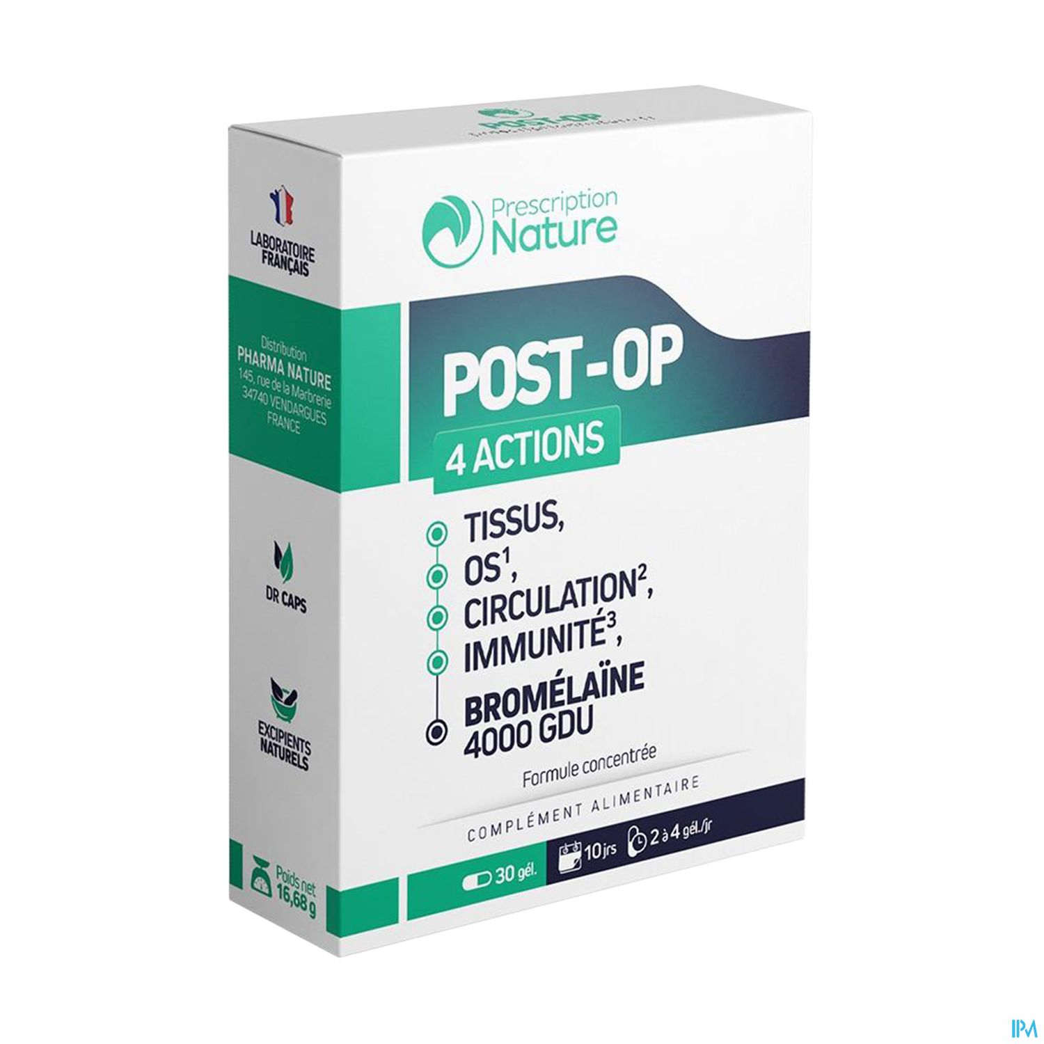 Prescription Nature Post Op Gelule 30