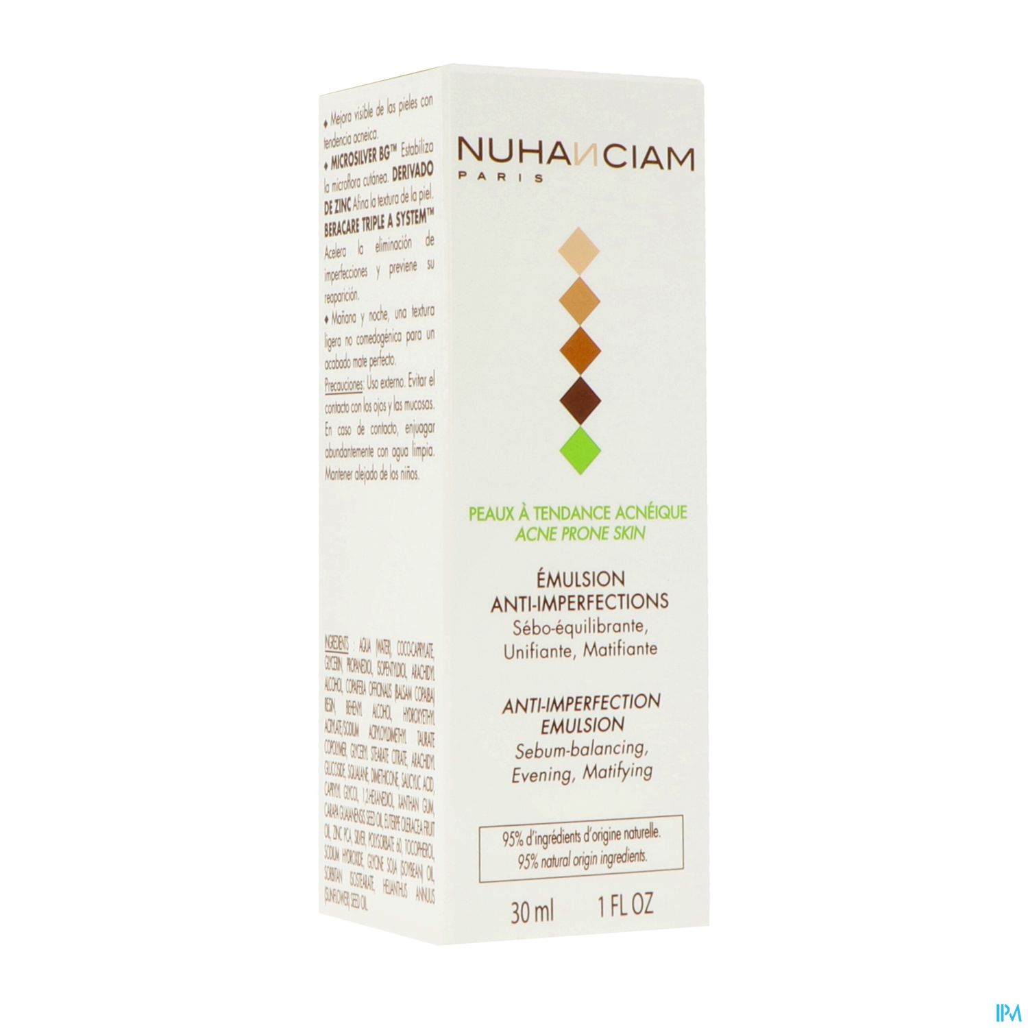 NUHANCIAM EMULS A/IMPERF 30ML