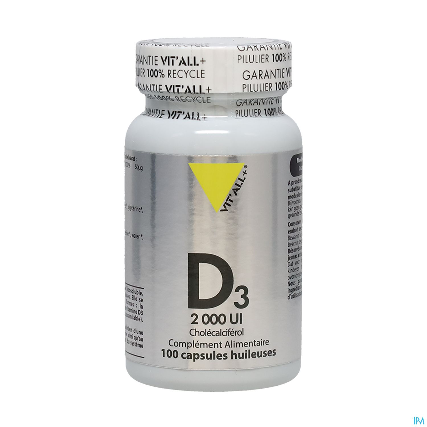 Vit All+ Vitamine D3 2000ui Capsule 100