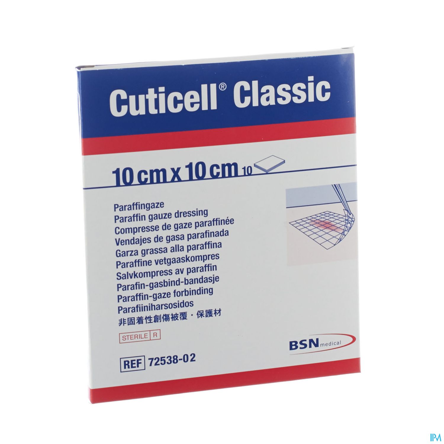 PANS CUTICELL CLASSIC 10X10CM 10