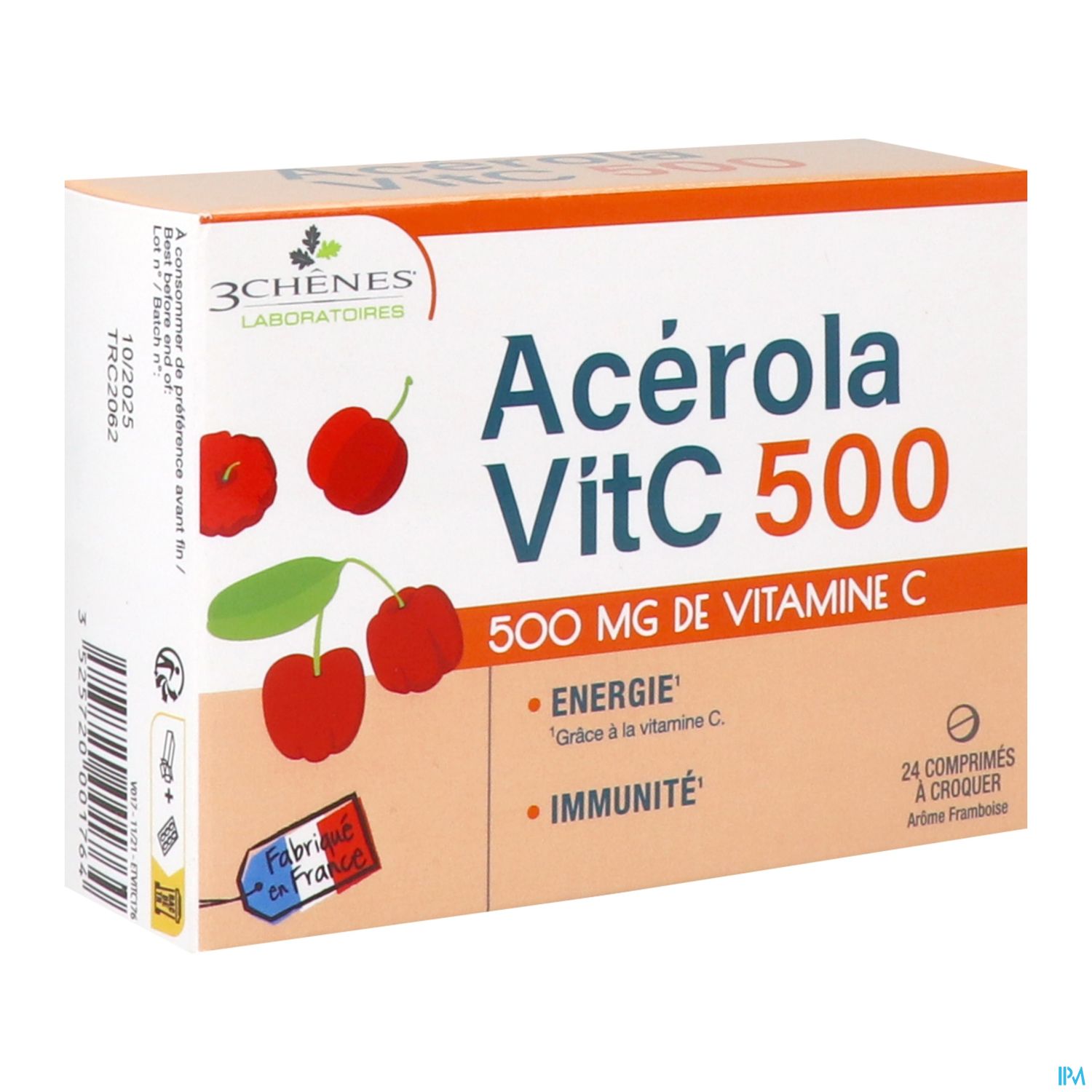 3 CHENES ACEROLA 500 CPR 24
