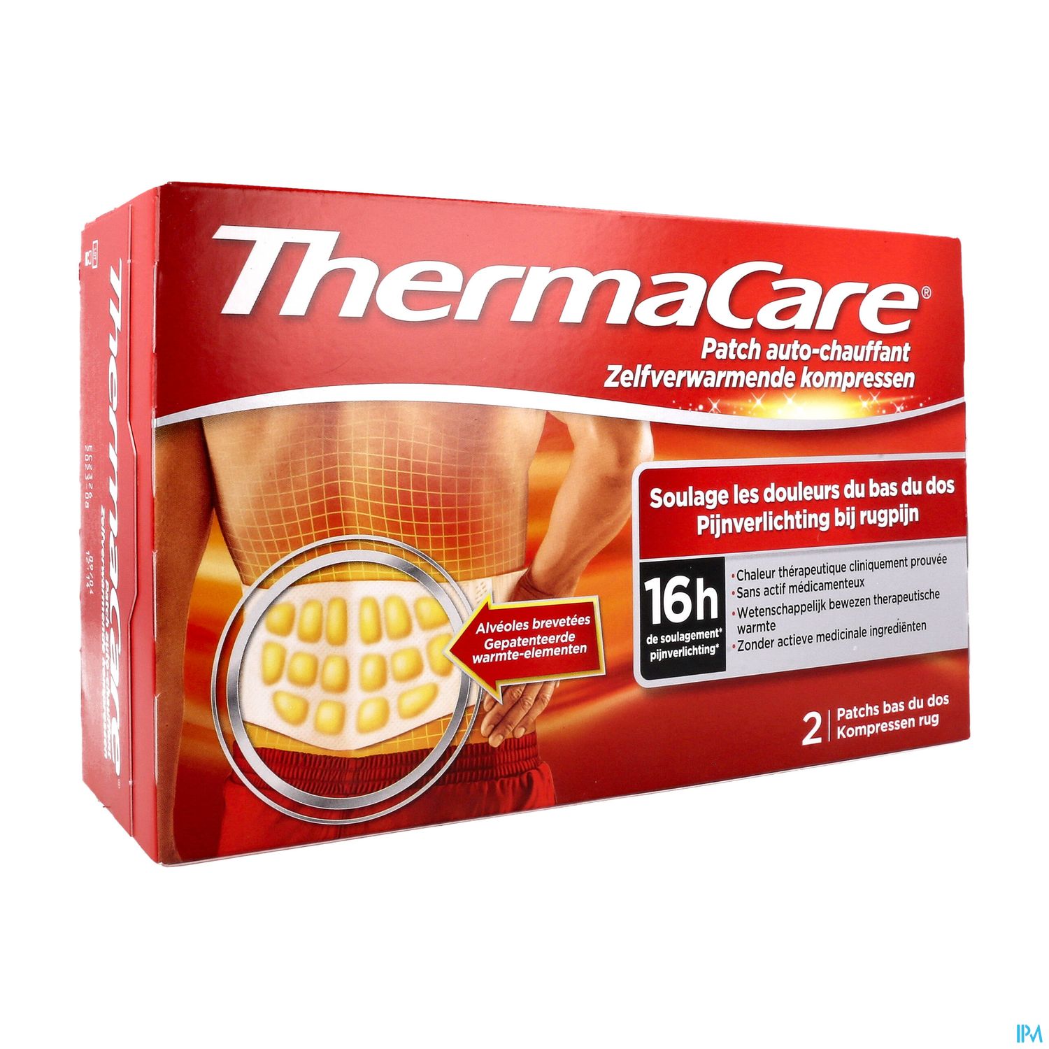 Thermacare Patch Chauffant Dos Ceinture Ajustab X2
