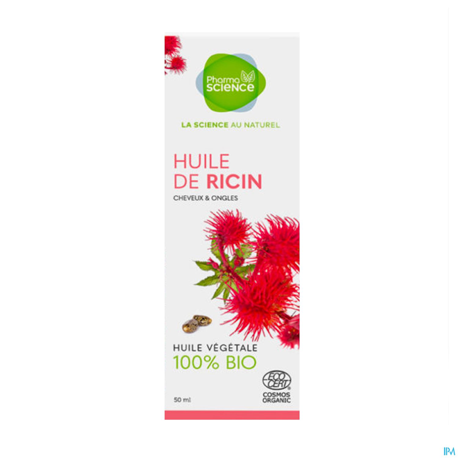 Pharmascience Huile Vegetale Ricin Bio 50ml