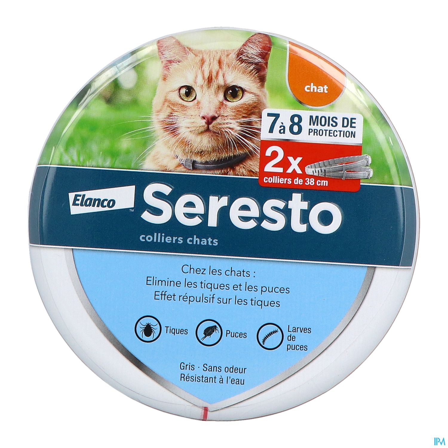 Elanco Seresto Collier Puces Tiques Chat X2