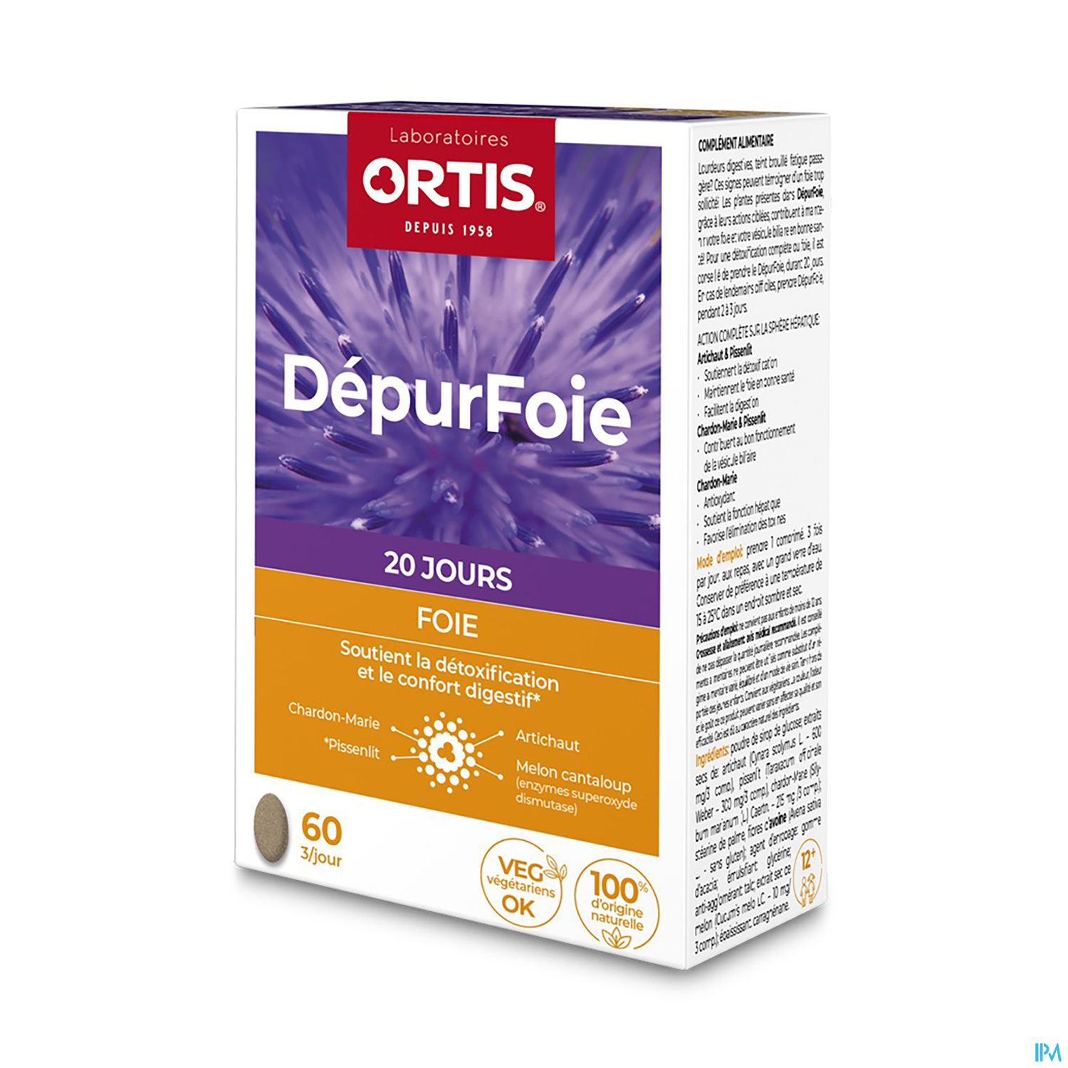 ORTIS DEPURFOIE CPR 60