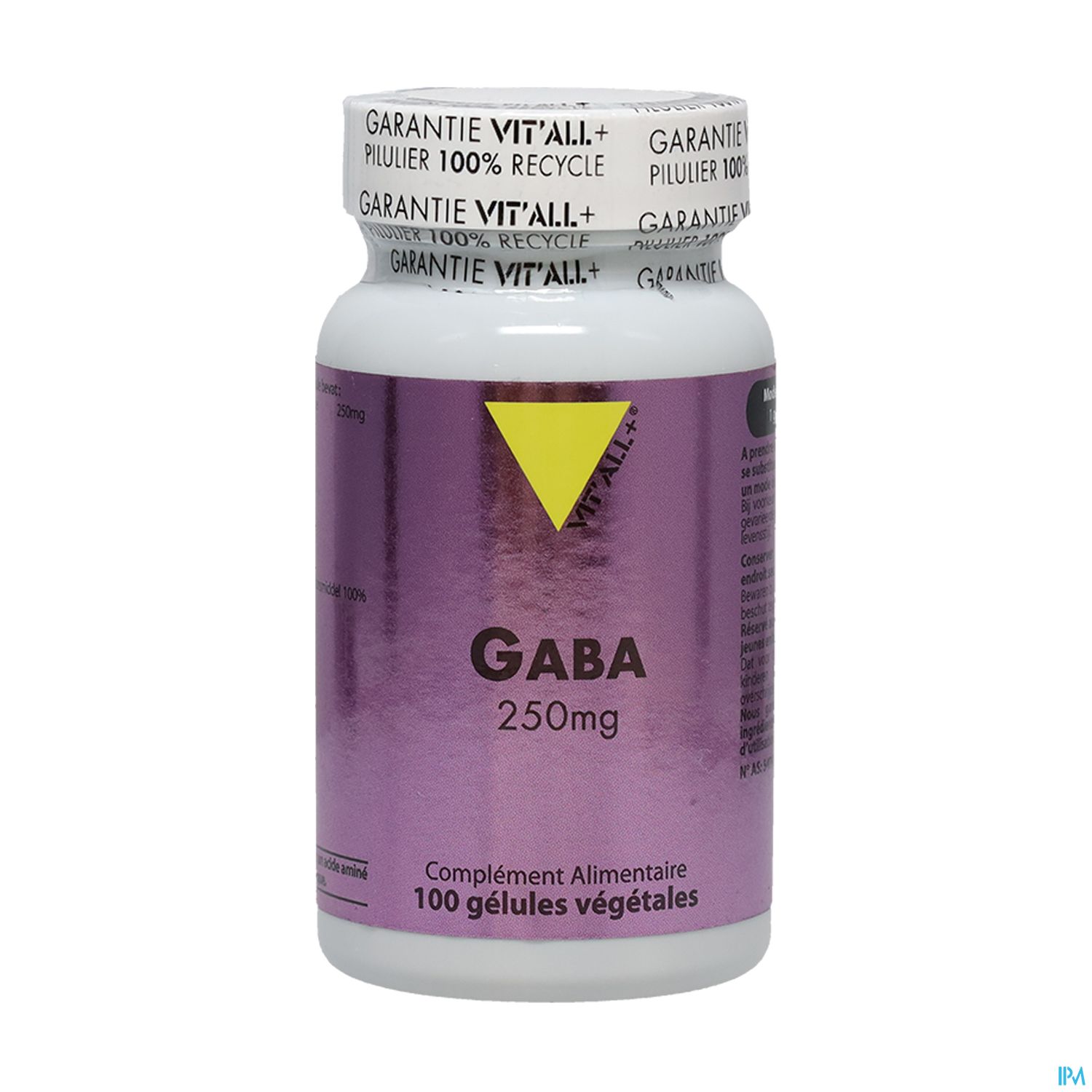 VIT ALL+ GABA 250MG CPR 100