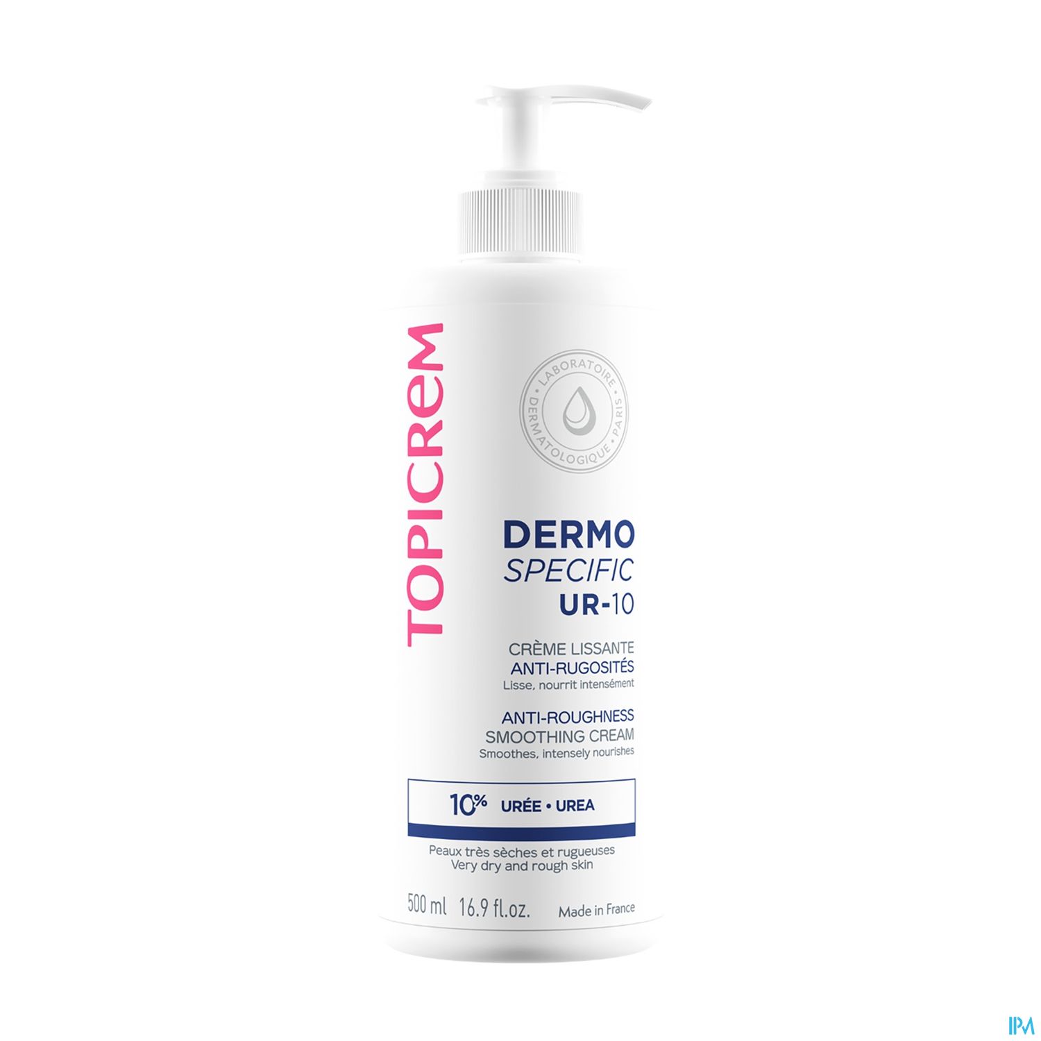 TOPICREM UR10 CR LISS A/RUGO 500ML