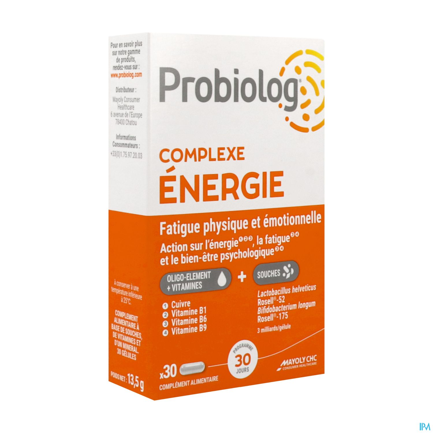 Probiolog Complexe Energie Gelule 30