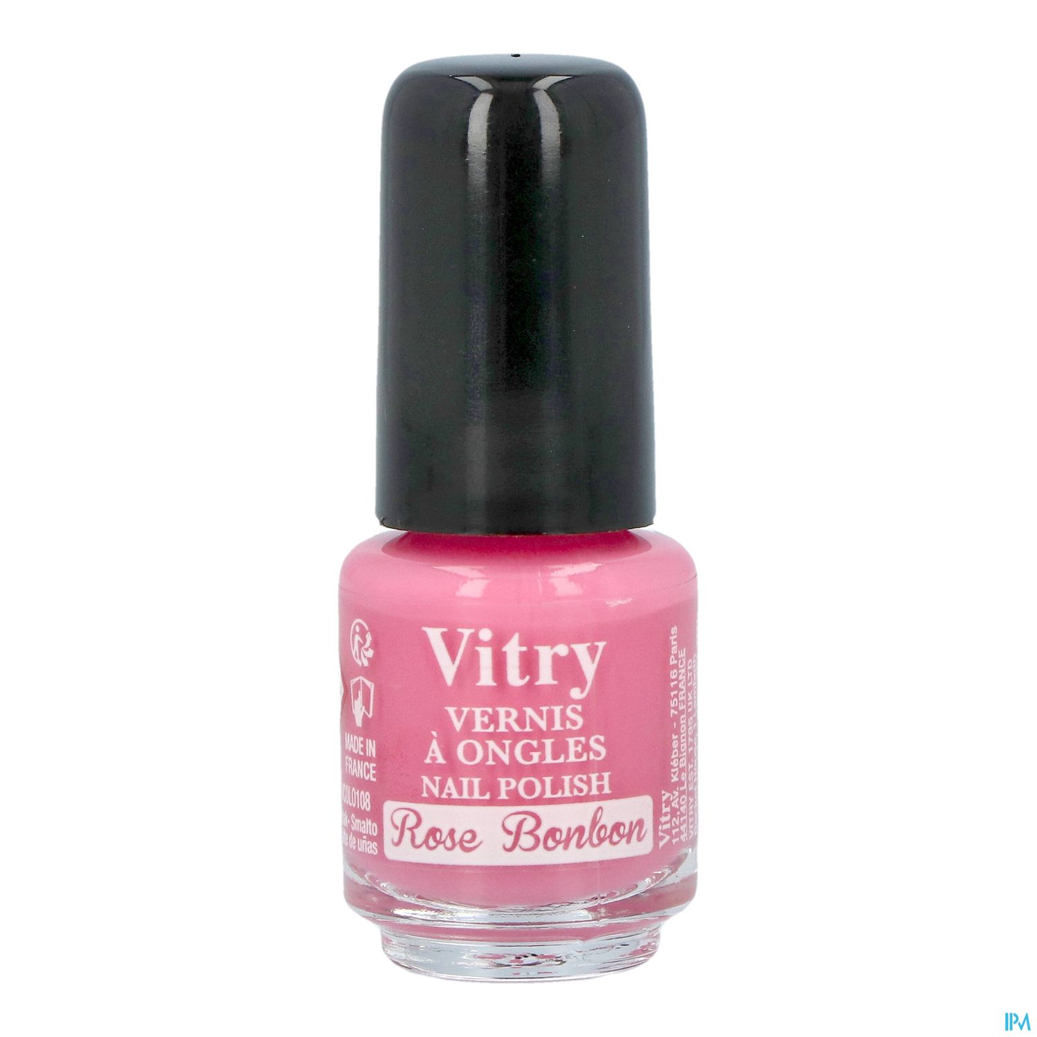 Vitry Vernis Ongles Rose Bonbon Mini 4ml