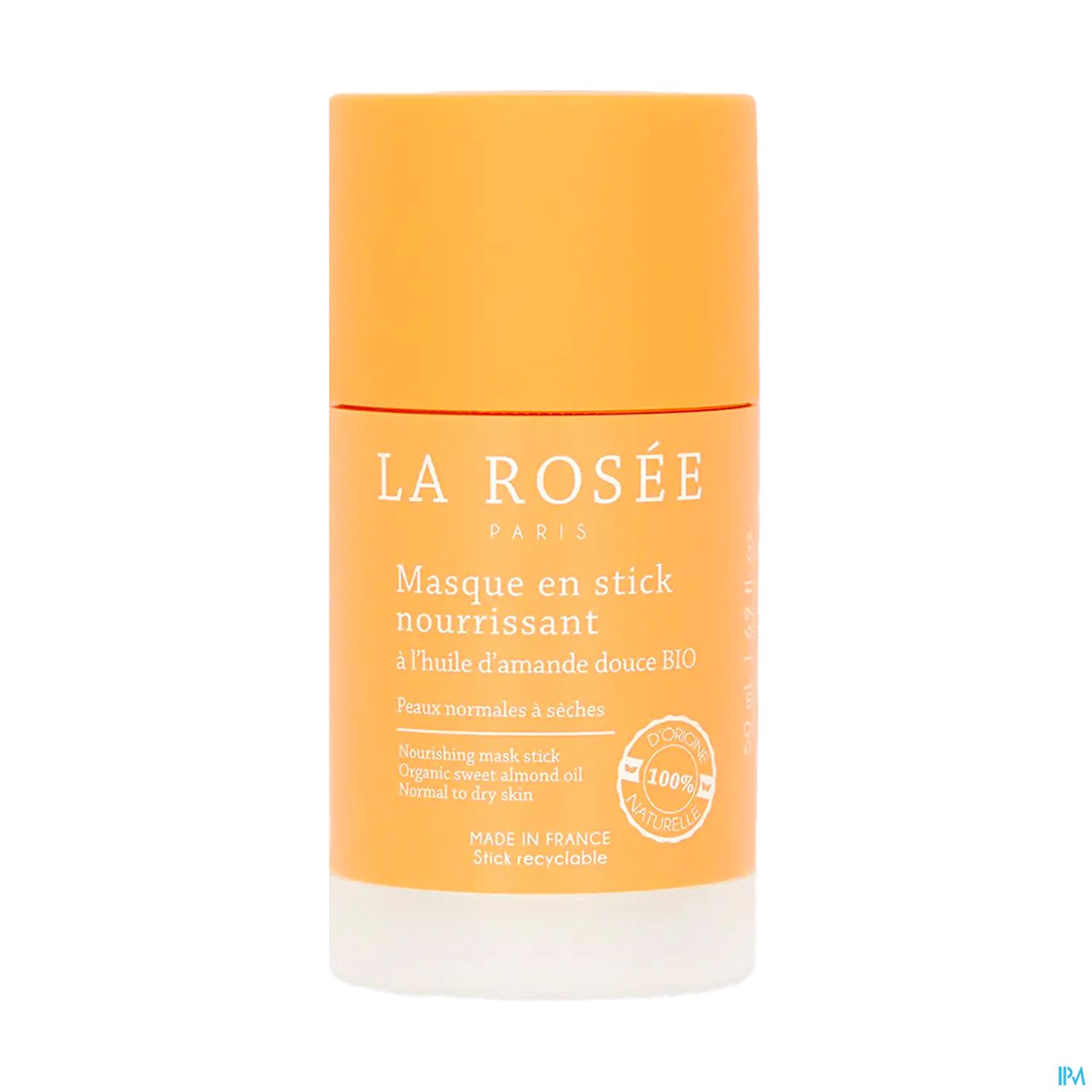 La Rosee Masque En Stick Nourrissant A l Huile D Amande Douce Bio 50ml